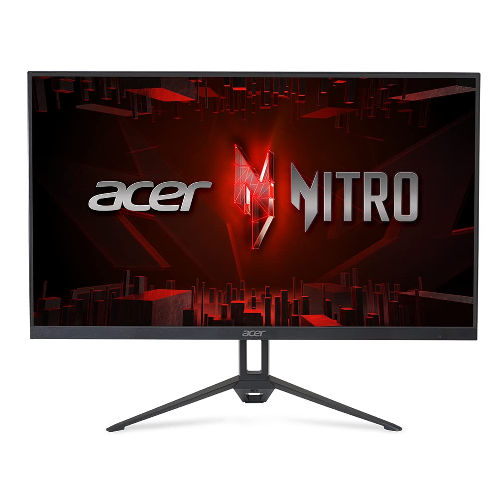 Acer Nitro 27" Full HD 1920 x 1080 IPS Gaming Monitor | AMD FreeSync Premium | 200Hz Refresh | Up to 0.1ms | Tilt | 1 x Display Port 1.2 & 1 x HDMI 2.0 | KG273 X1bmipx