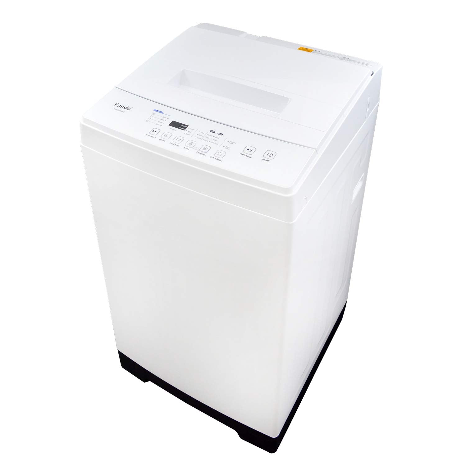 Panda 1.7 cu.ft Portable Washing Machine, High-End Fully Automatic Compact Washer, 11lbs Capacity, Folding Window, White