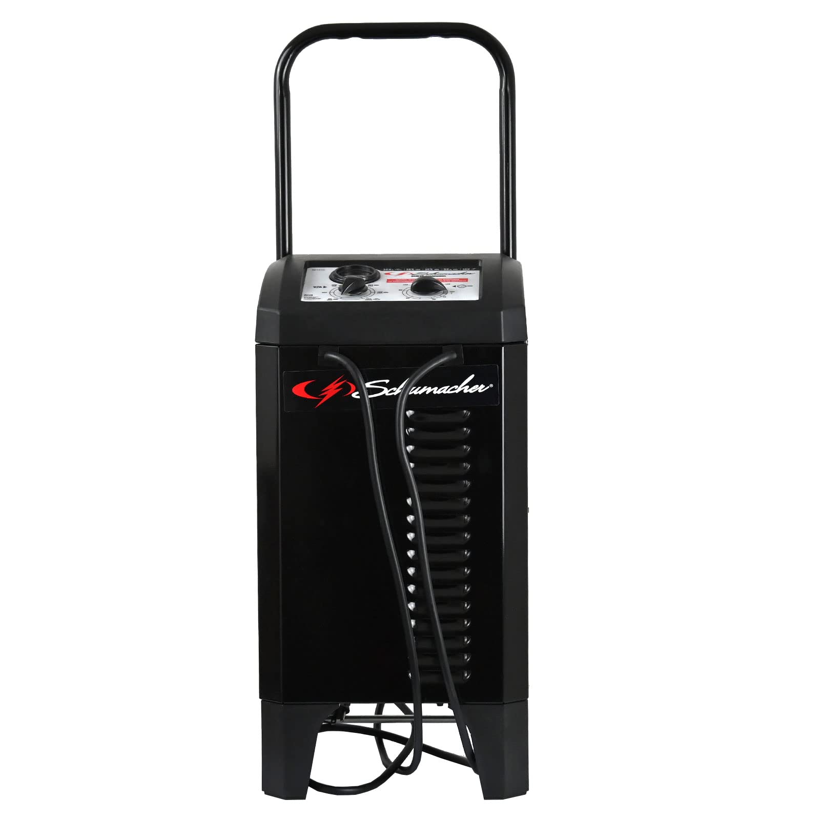 Schumacher Electric Manual Battery Charger & Engine Starter – 6V/12V 200A Heavy-Duty Auto Battery Charger with 40A Boost Mode, Color-Coded Clamps, 6-Foot Output Cables & Rugged Design SC1446