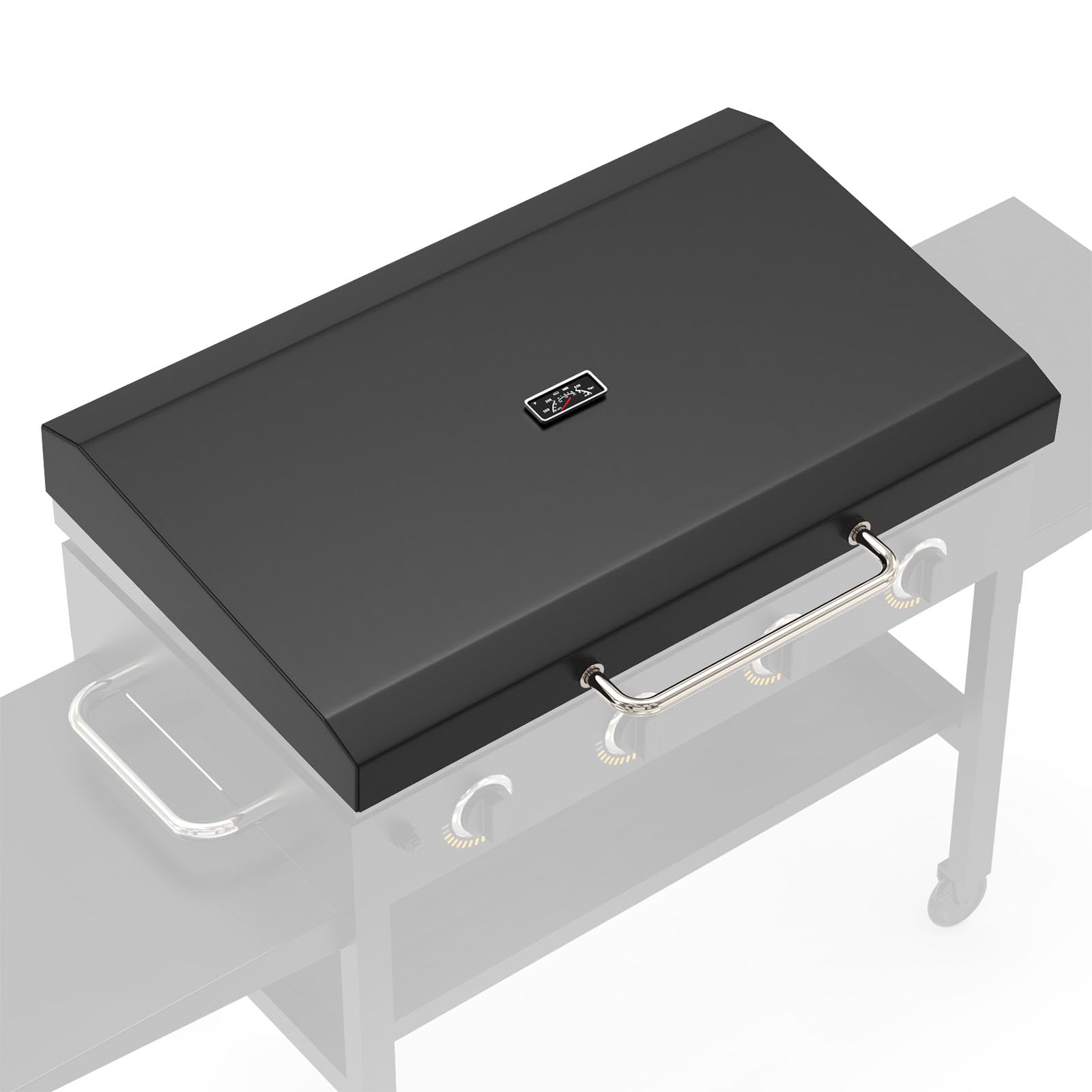 Upgrade Hinged Lid for Blackstone 36'' Griddle 1825 1565 1554 1560 1818 1836 2149 1841 1863 1866 2122 Flat Top Hard Cover Hood with Temperature Gauge for Most 36in Grill Griddle with Handle