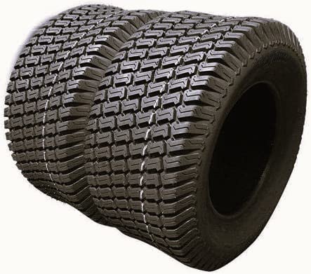 2 NEW HORSESHOE 22x11.00-10 6Ply Turf Trac Pattern for Ridding Lawn Mower Garden Tractor Tires Tubeless 22x11-10 T198 22110010