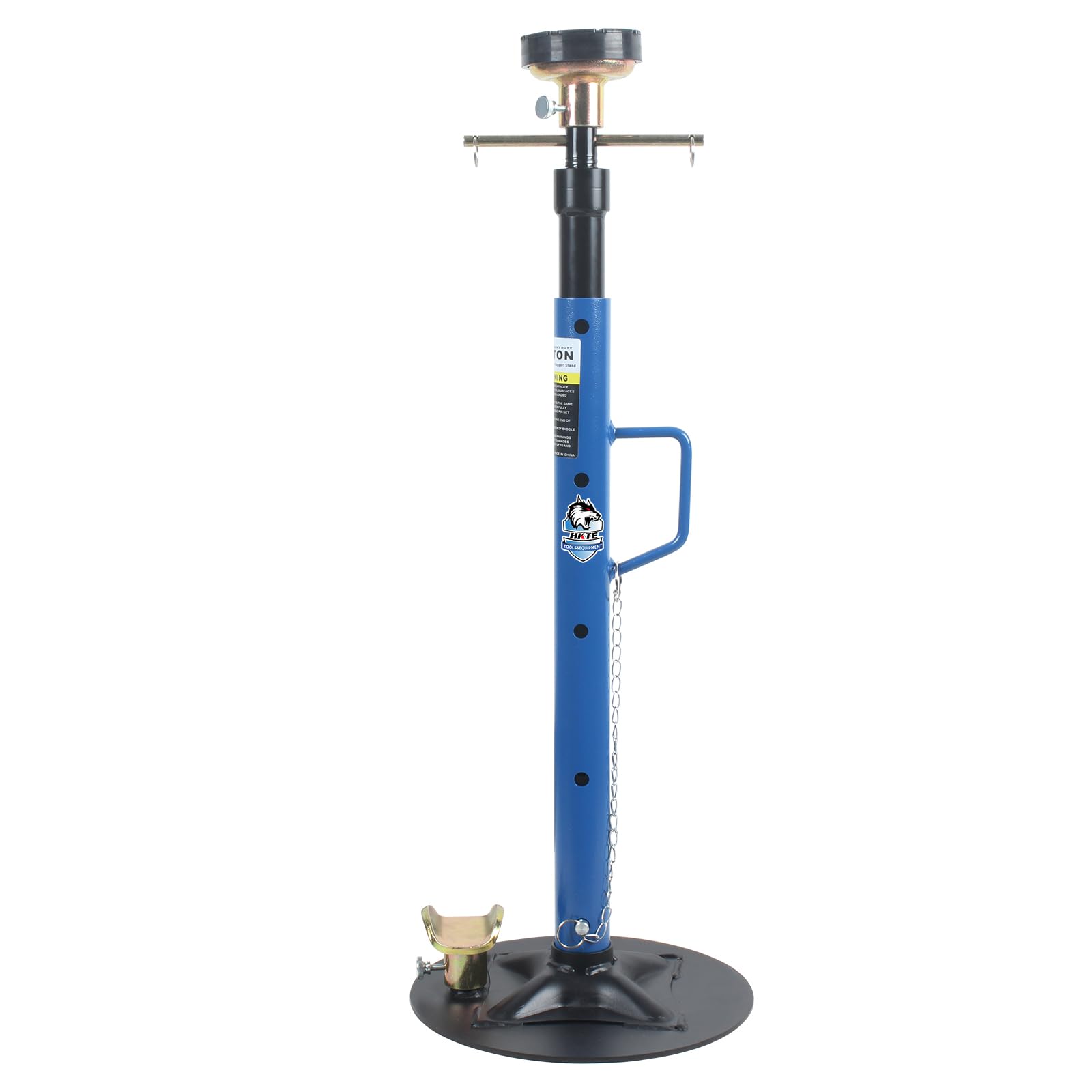 HKTE Underhoist Support Stand with Handle, Capacity 2000lbs, Adjustable Height, Multi-Functional Topped Adapter, US Patented
