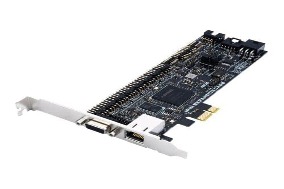 ASUS Bulk Packaging 1YW)ASUS IPMI EXPANSION CARD Dedicated Ethernet Controller, VGA Port, PCIe 3.0 x1 Interface and ASPEED AST2600A3 Chipset