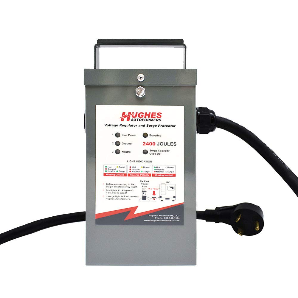 Hughes Autoformers RV2130-SP Voltage Booster (with Surge Protection), 1 Pack