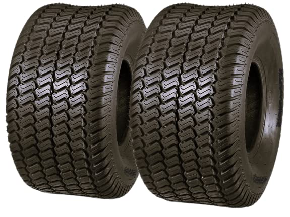 2 NEW HORSESHOE 18x7.50-8 6Ply Turf Trac Pattern for Garden Tractor Ridding Lawn Mower Tires Tubeless 18x7.5-8 T198 187508