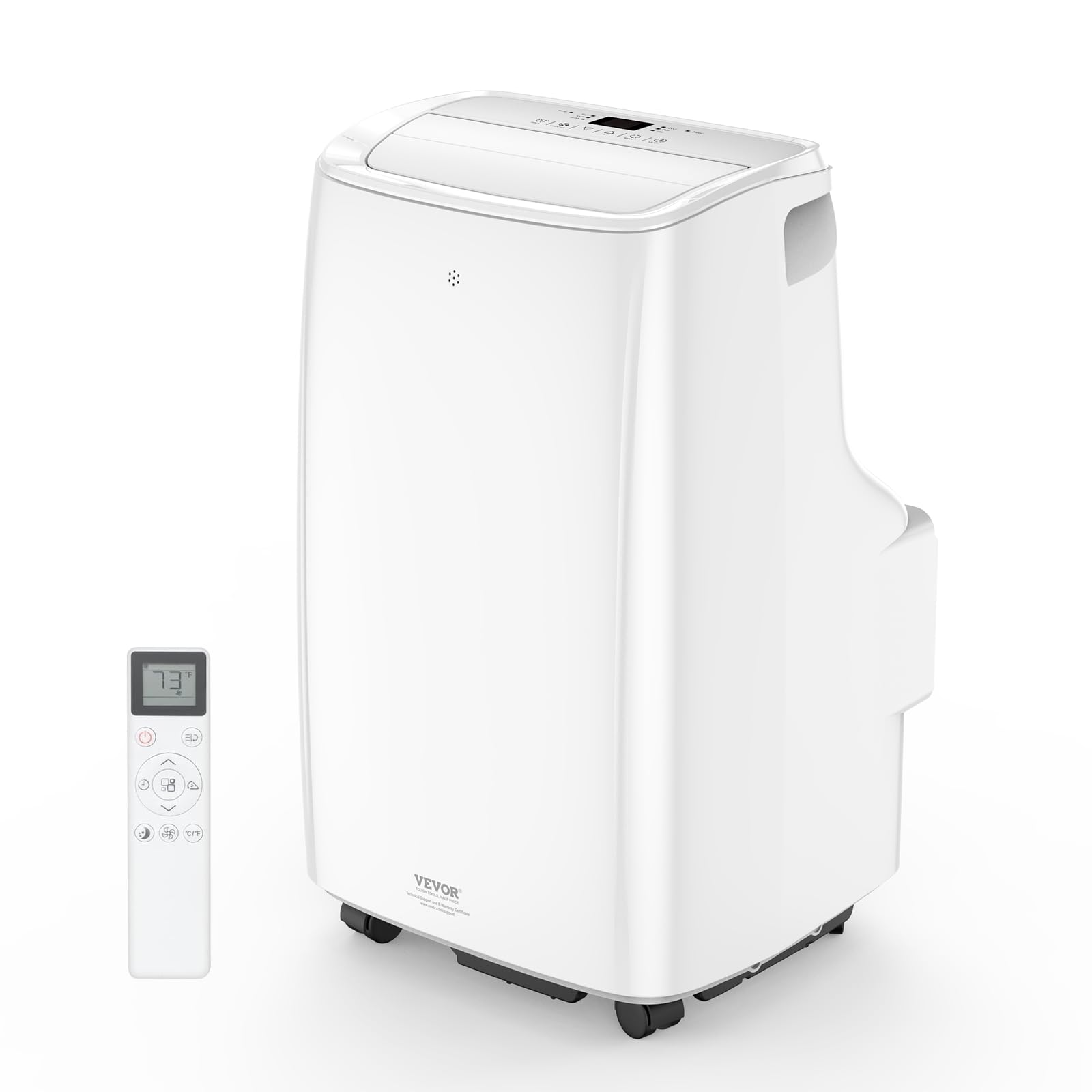 VEVOR Portable Air Conditioner 12,000 BTU, AC Unit with Built-in 3-in-1 Cool, Dehumidifier & Fan Modes for Room up to 550 sq.ft, Includes Remote Control & Window Kit