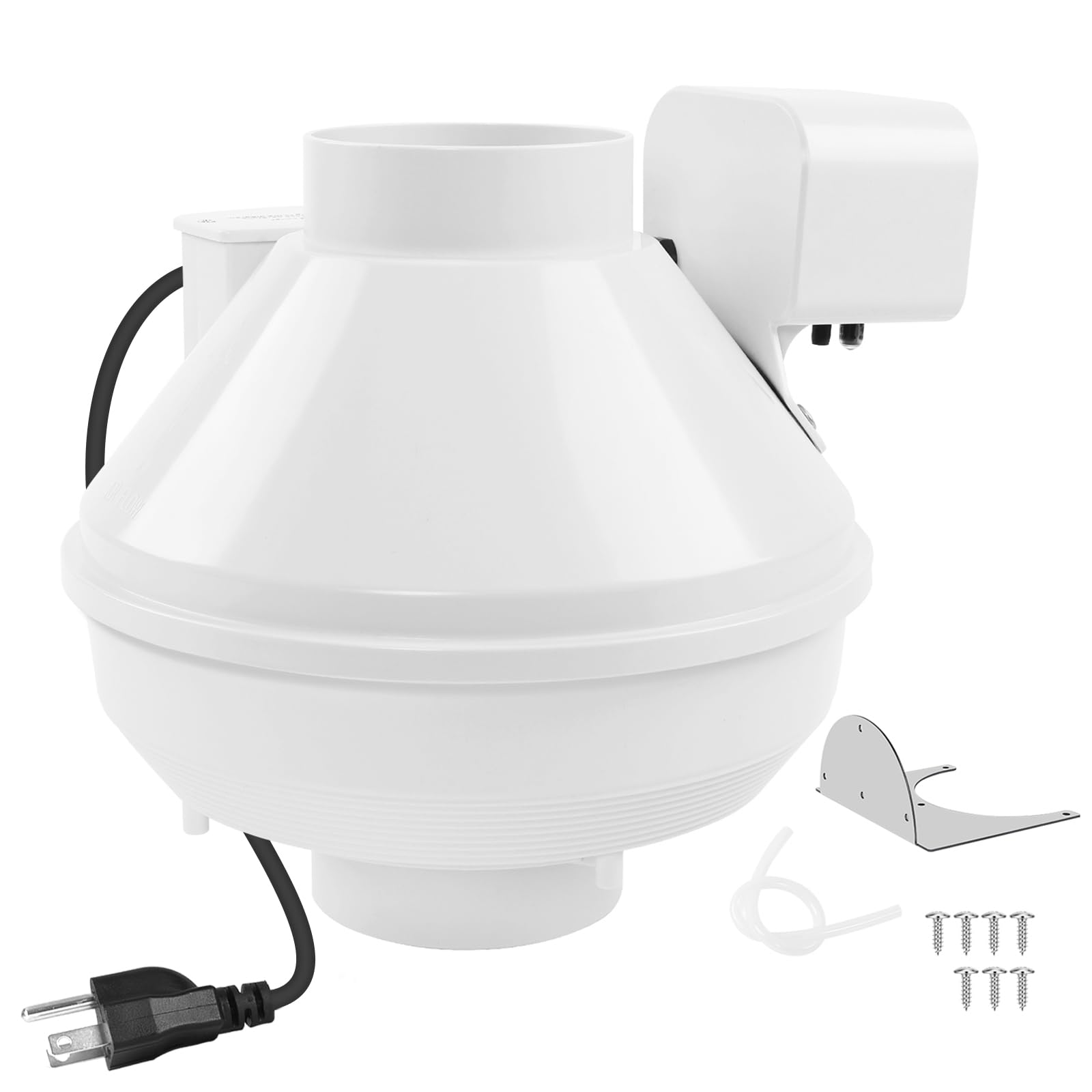 FixOasis Upgrade Dryer Booster Fan 4 Inch,Compatible with DBF 110 Vent Booster Fans Increase Exhaust Pressure, Faster Drying Clothes, Towels, Sheets, Etc. Dryer Vent Fan 167 CFM