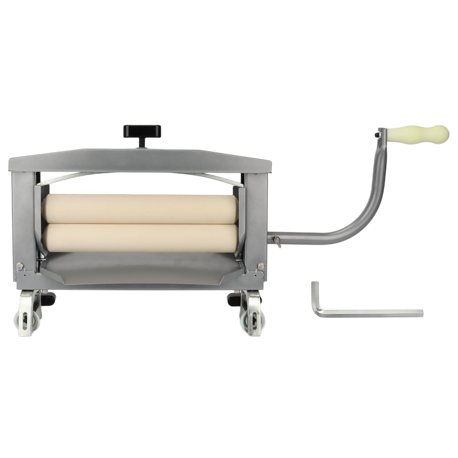 Clothes Wringer, Heavy Duty Off Grid Laundry Wringer for Chamois Cloth, Sponge, Thick Steel And Rubber For Durability
