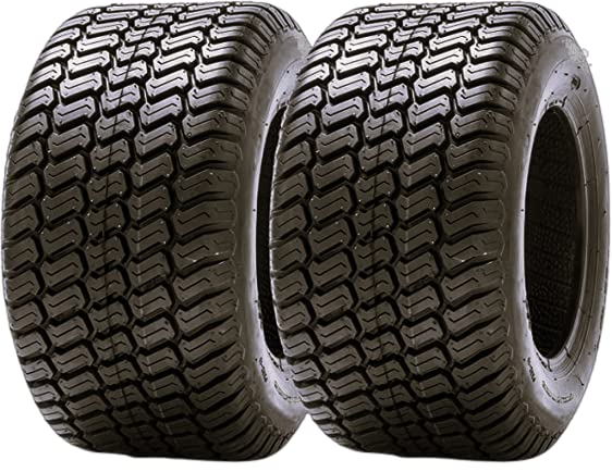 2 NEW HORSESHOE 18x6.50-8 6Ply Turf Trac Pattern for Garden Tractor Ridding Lawn Mower Tires Tubeless 18x6.5-8 T198 186508