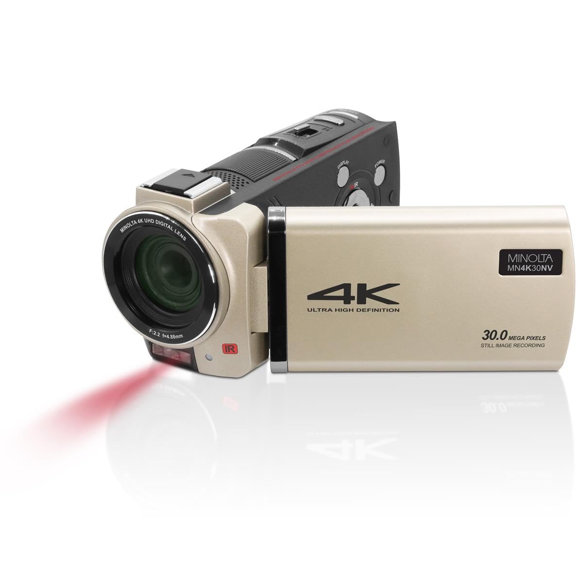 Minolta MN4K30NV 4K Ultra HD / 30 MP Night Vision Camcorder