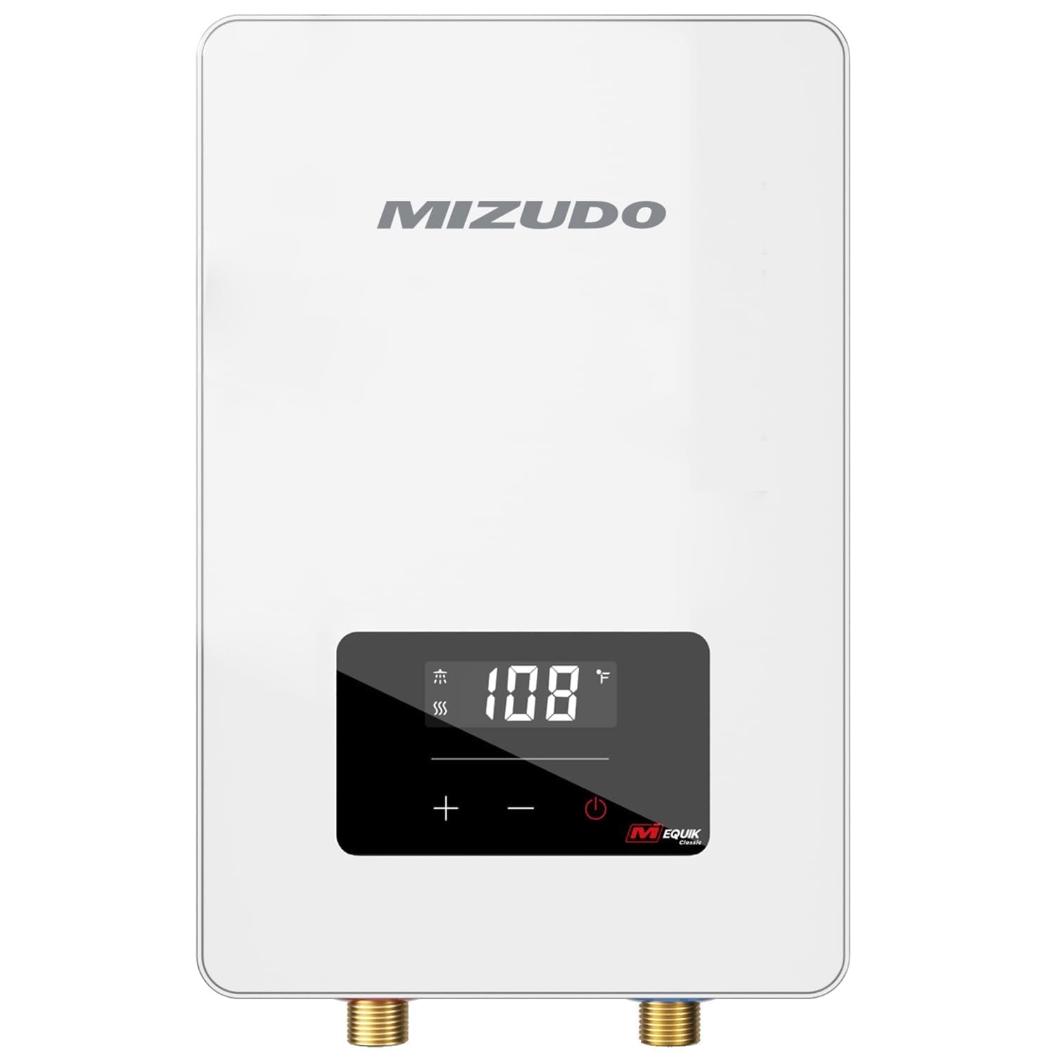 Electric Tankless Water Heater, MIZUDO 6.5kW 240V, Small Instant Hot Water Heater, Use for Under Sink, Bathroom Sink and Faucet, Save Space, Touch, with LED Digital Display