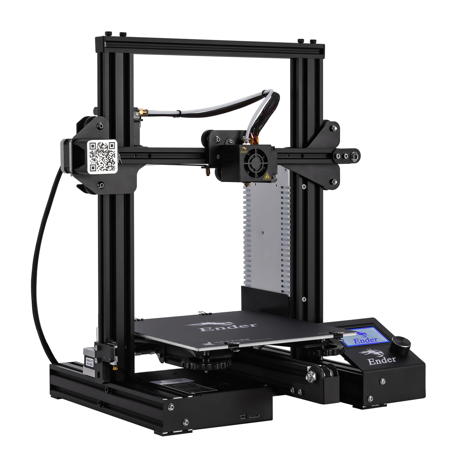 Official Creality Ender 3 3D Printer with Resume Printing, Stable Power Supply, Precise Printing, and V-Slot Rails, DIY 3D Printer, Printing Size 8.66x8.66x9.84 inches, Ideal for Mold Sample Printing