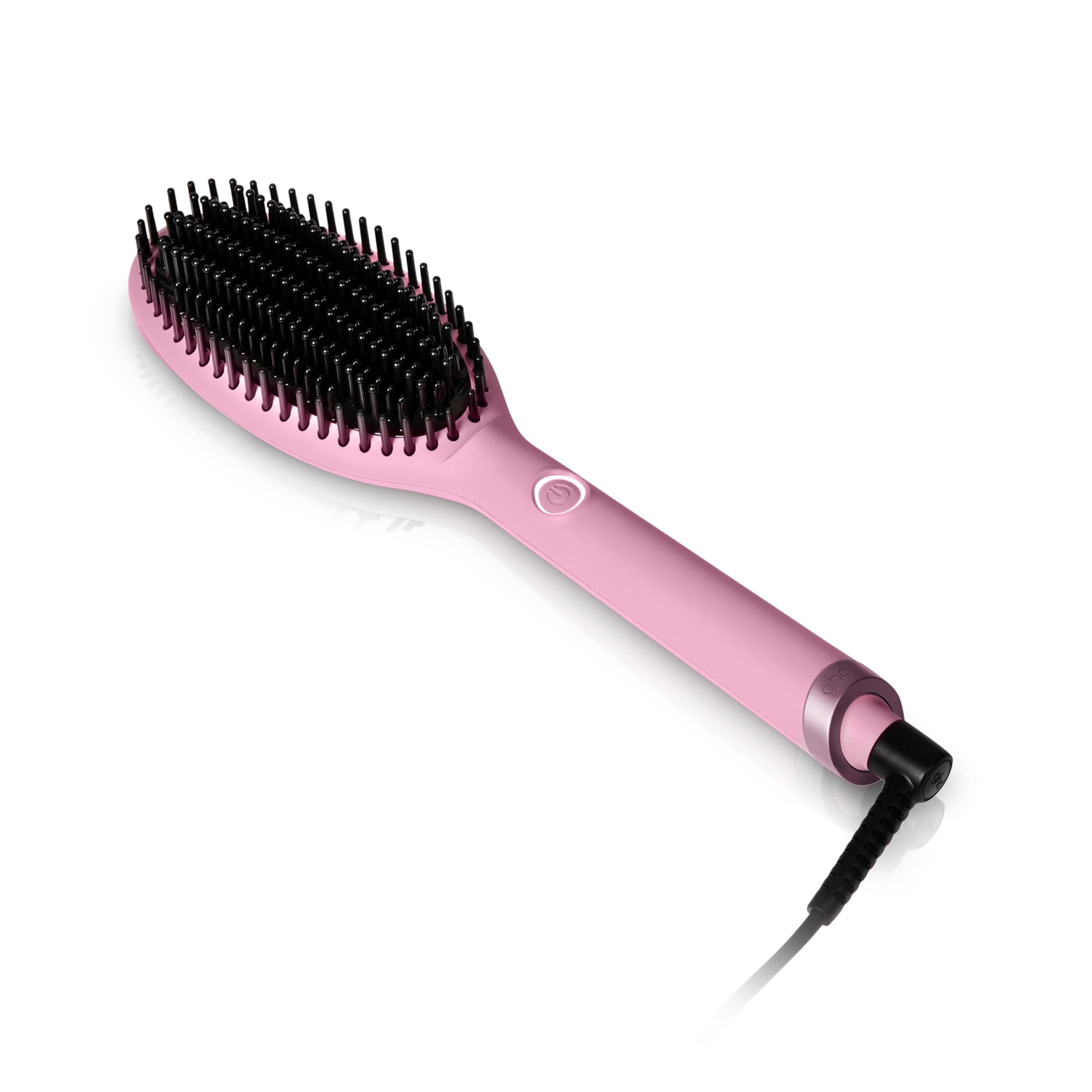 ghd Glide Hot Air Brush | Limited Edition in Fondant Pink | Professional Smoothing Blow Dryer Brush, Ceramic Hair Straightener, and Styler