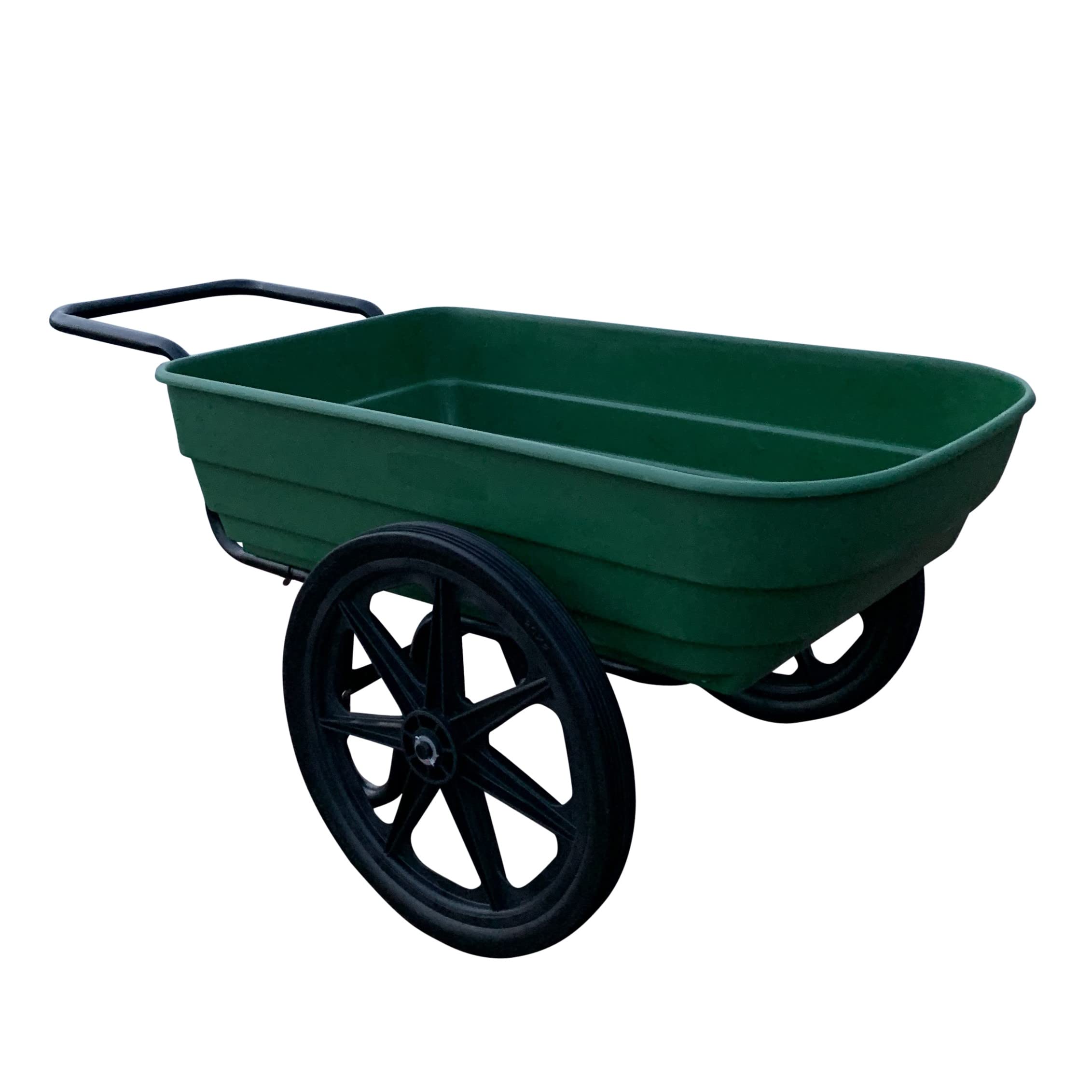 Multi-Use Garden & Farm Utility Cart, 5 Cubic Foot Poly Tray, Flat Free Tires