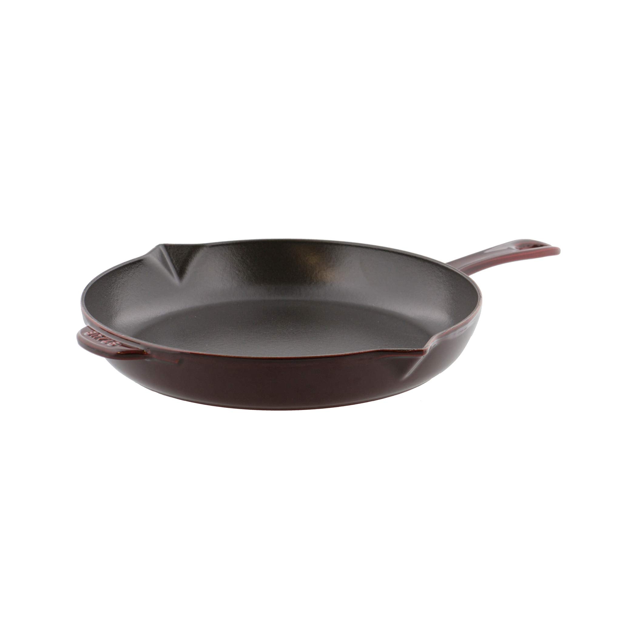 Staub Cast Iron 10-inch Fry Pan - Grenadine, Made in France