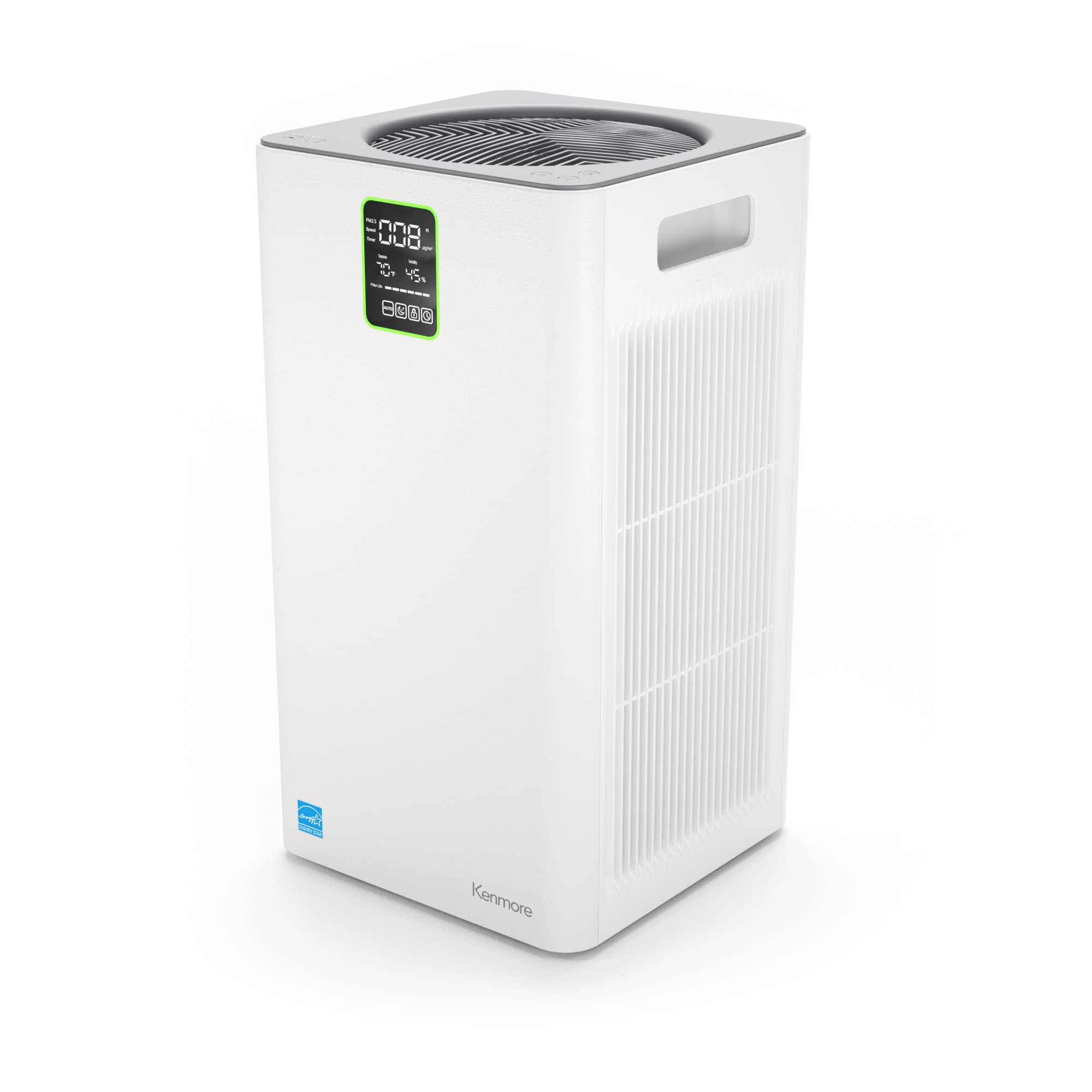 Kenmore PM3020 Air Purifiers with H13 True HEPA Filter, Covers Up to 1500 Sq.Foot, 24db SilentClean 3-Stage HEPA Filtration System, 5 Speeds for Home Large Room, Kitchens & Bedroom