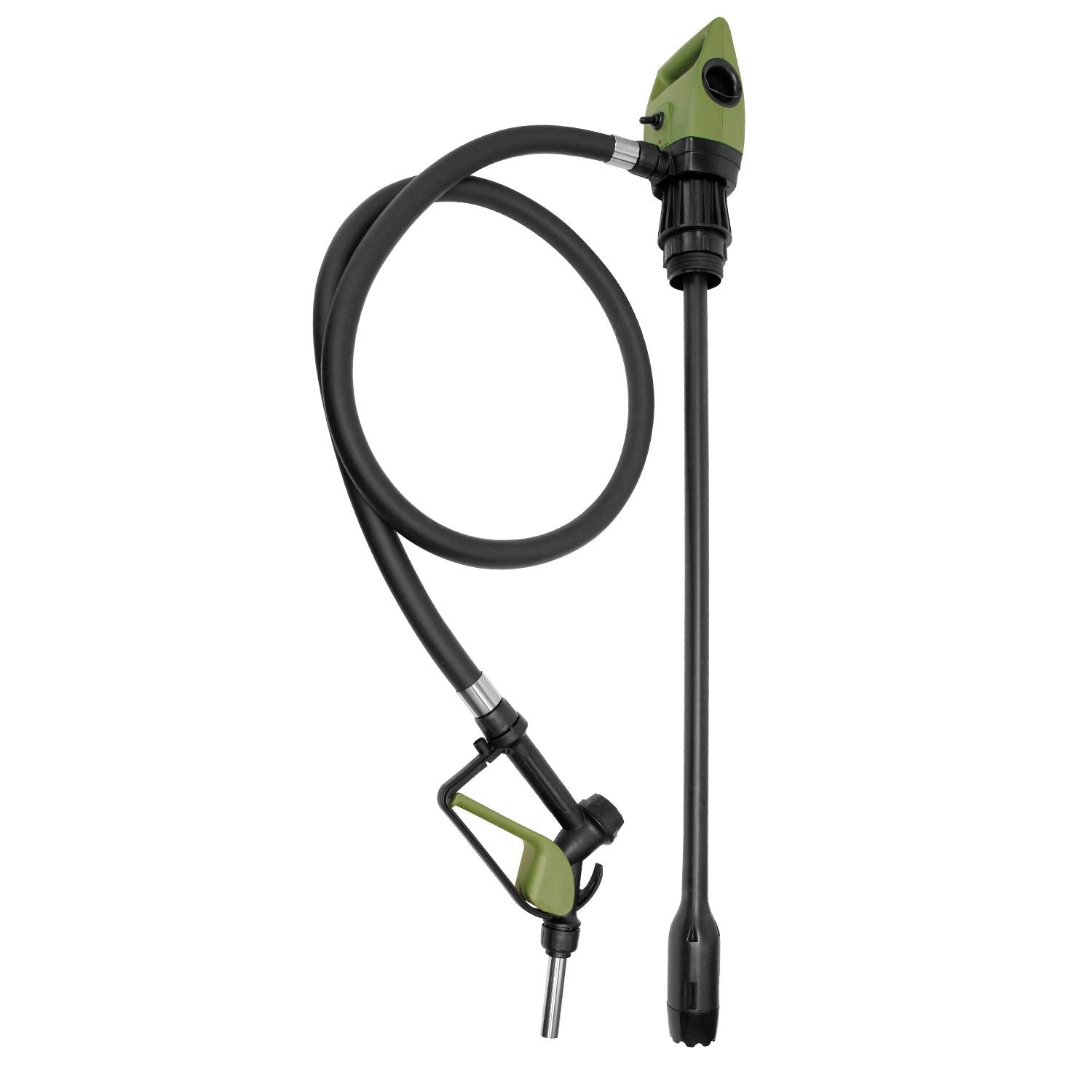 TERA PUMP 55 Gallon Drum Pump - Electric Drum Barrel Pump (Optional Power: Rechargeable Battery Kit or DC Inverter cables) DEF, Diesel, Water, Kerosene, Windshield Washer Fluid, Mild Detergent