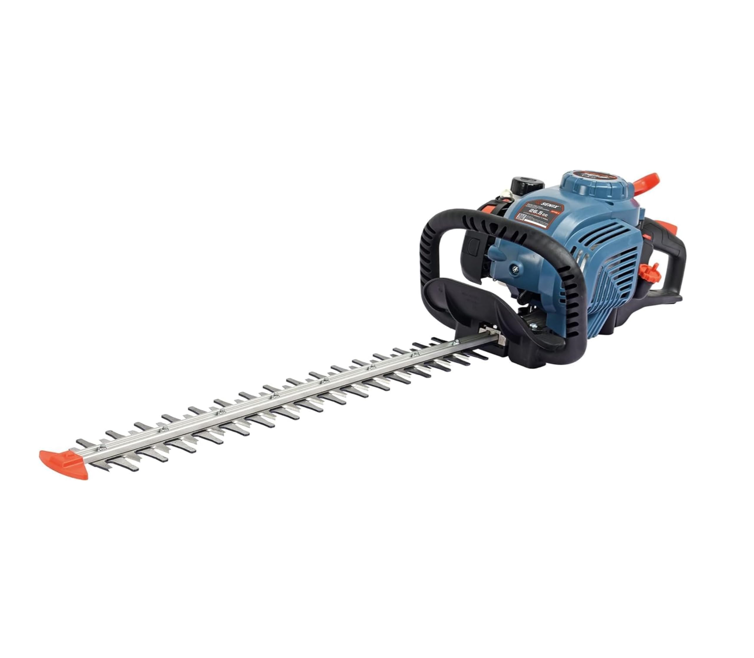 SENIX 4QL 26.5 cc 4 Cycle 22-Inch Gas Hedge Trimmer, Garden Tool to Trim Shrubs, Bushes, and More, Double Sided Dual Action Blades, 1-1/8" Cutting Capacity, Includes Blade Cover (HT4QL-L)
