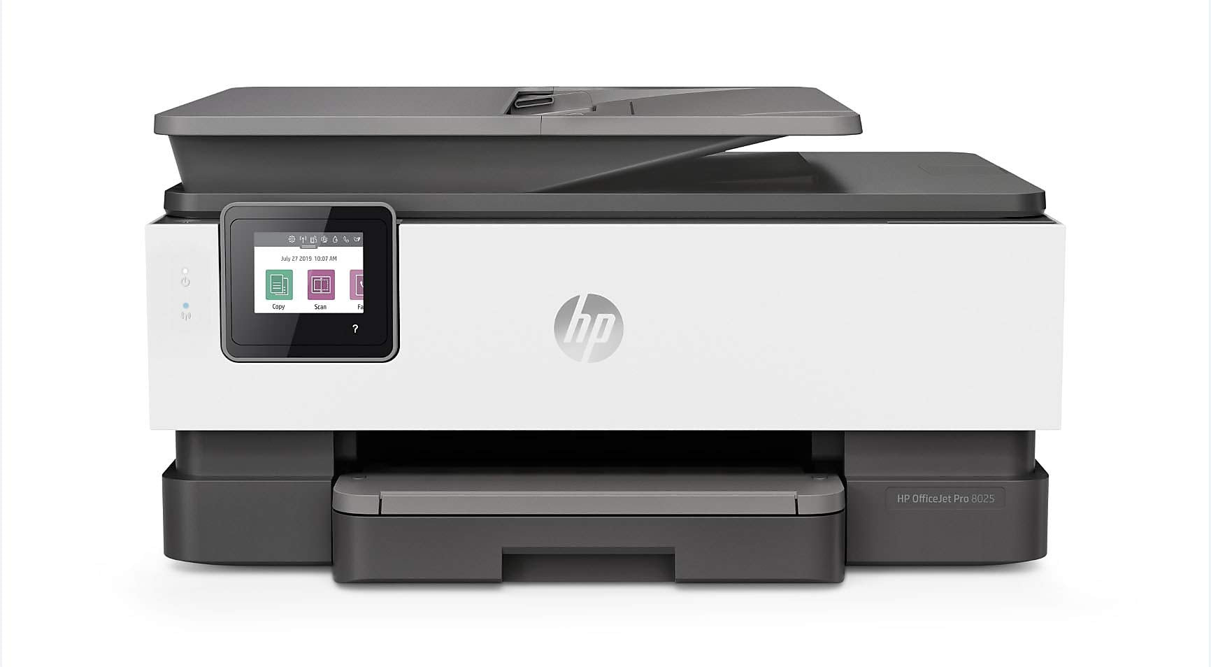 HP OfficeJet Pro 8025 All-in-One Wireless Color Printer, Smart Home Office Productivity, HP Instant Ink, Works with Alexa (1KR57A)