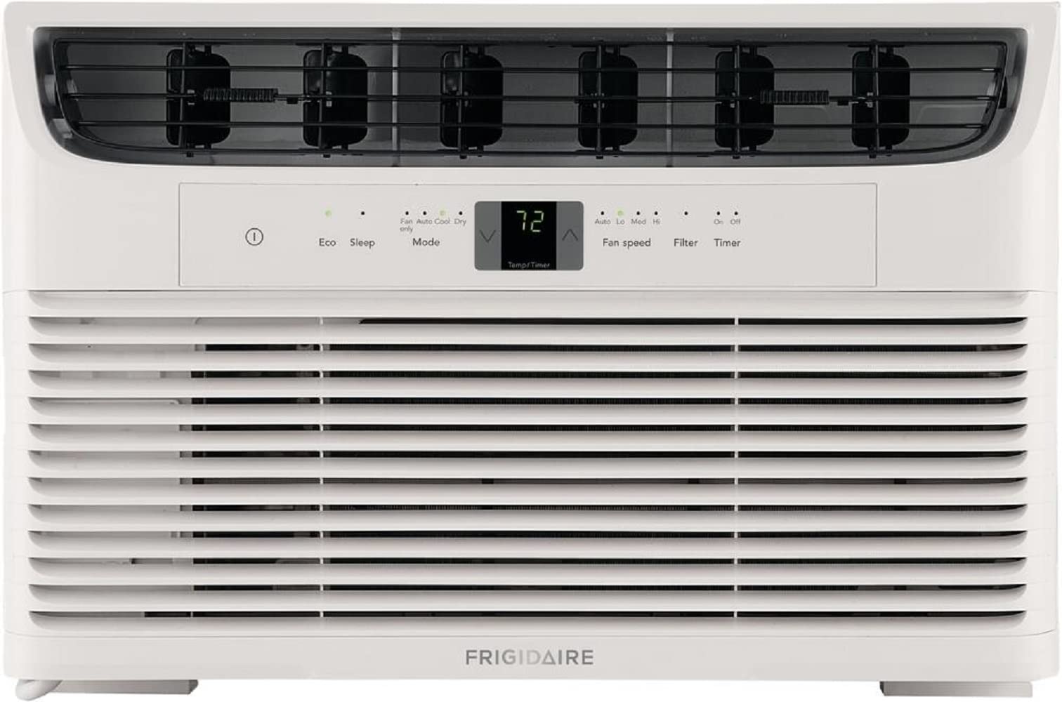 Frigidaire FFRA082WA1 Window Air Conditioner 8000 Cooling BTU, 350 sq. ft. Cooling Area, 197 CFM, 115 Volts, 10.9 EER Effortless Temperature Control, Ready-Select Controls, in White