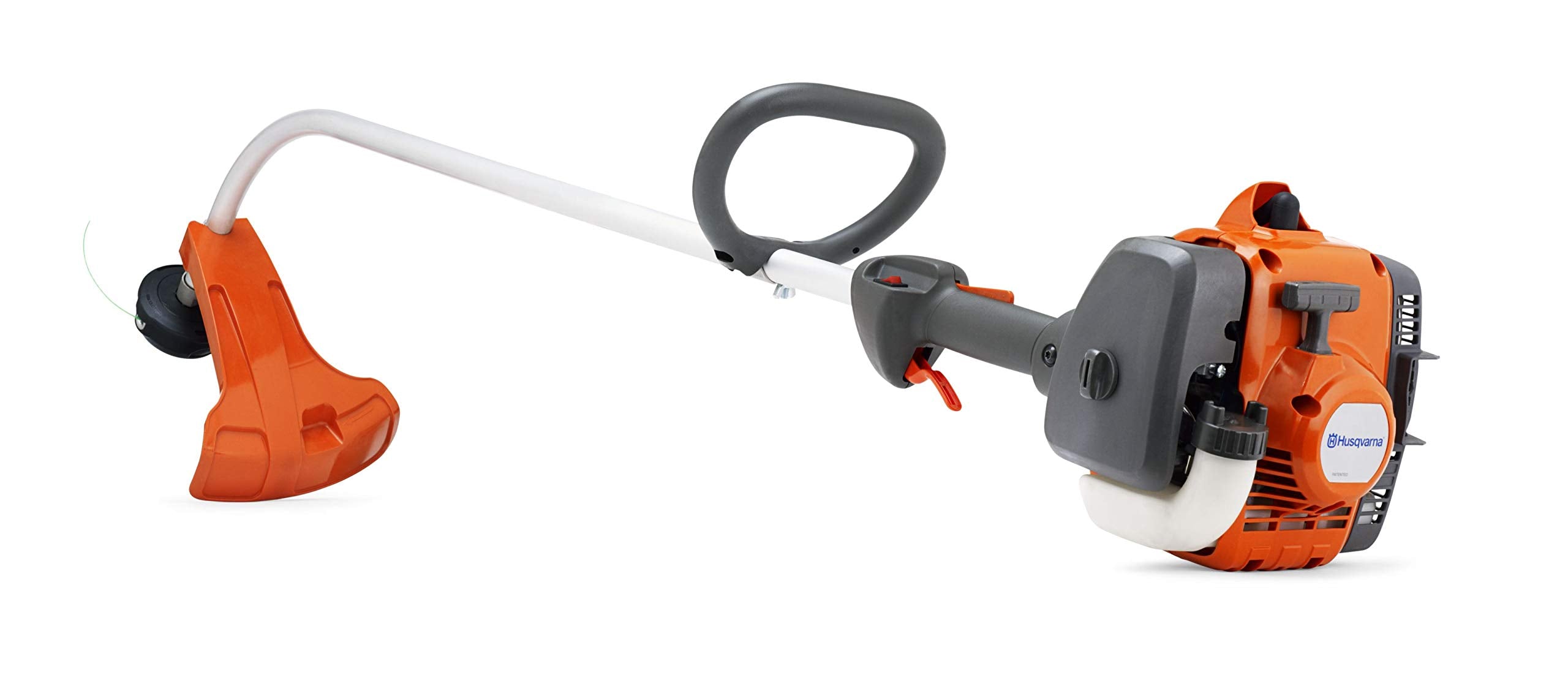 Husqvarna 122C Gas String Trimmer, 22-cc 2-cycle, 17-inch Curved Shaft Gas String Trimmer with Tap N' Go Trimmer Head