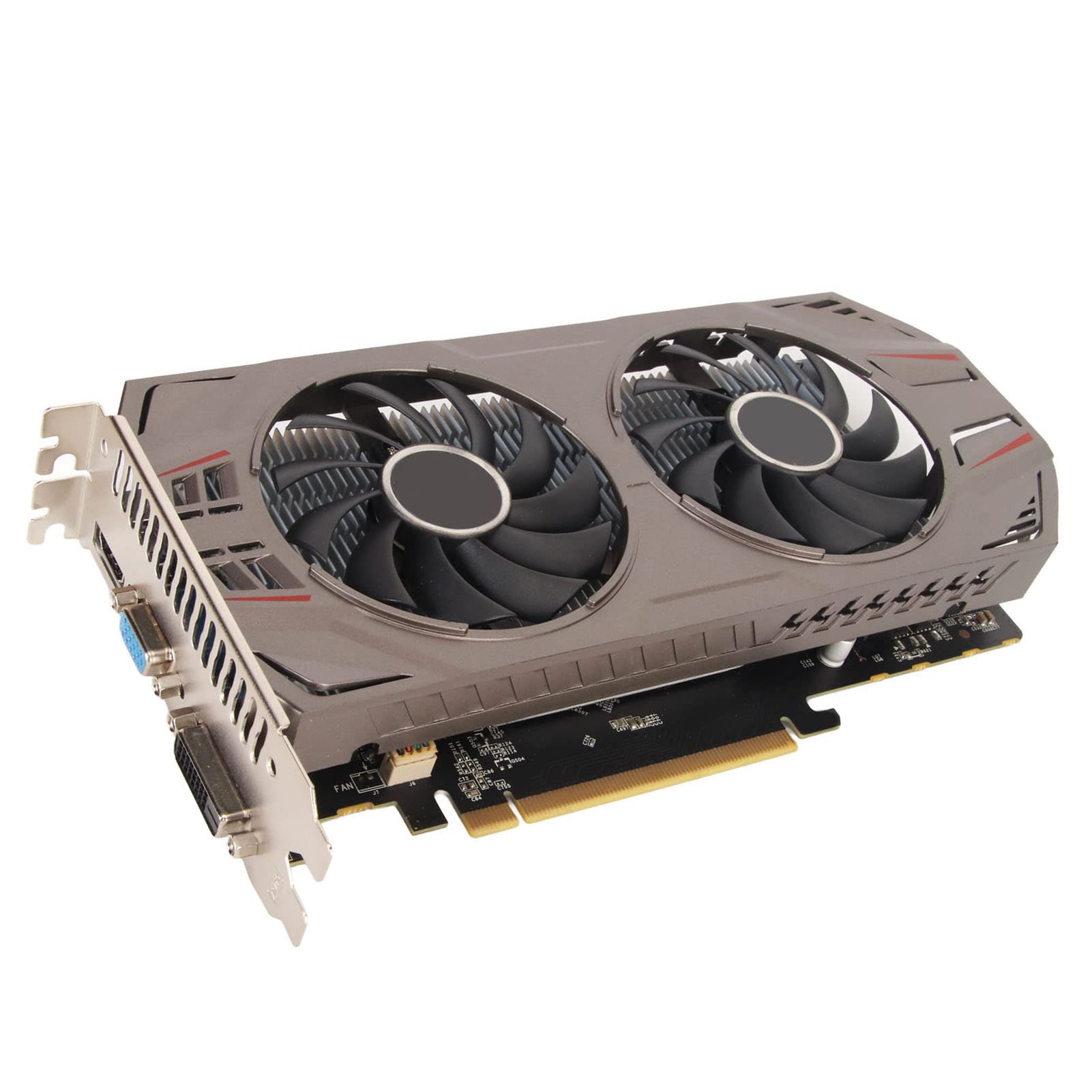 GTX 750 Ti Graphics Card, 2GB GDDR5 128bit Gaming Video Card with Cooling Fan, PCI Express 3.0, DVI D, VGA, GPU Graphics Card for PC Computer