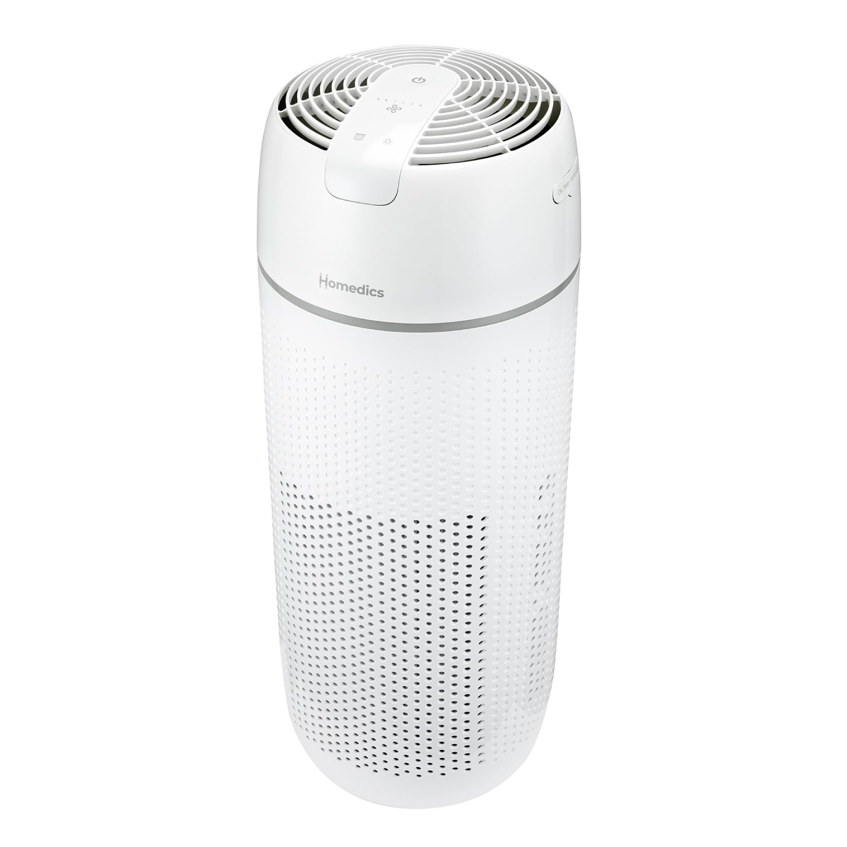 Homedics Air Purifier, 4-in-1 Tower, True HEPA Filtration, Reduce Airborne Allergens, Bacteria, Virus, Mold, Fungus, Reduce Odors & VOCs, UV-C Light, Activated Carbon Odor Filter, for Large Rooms