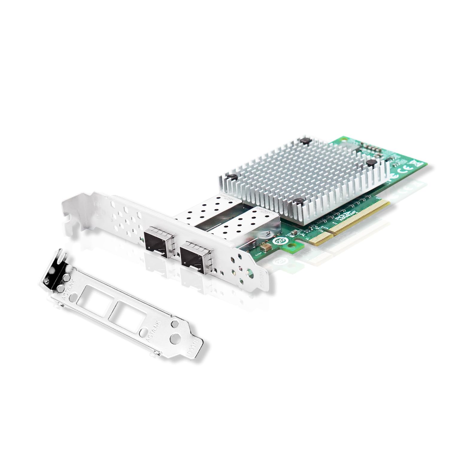 10Gb PCI-E Network Card, Dual SFP+ Port,with Original Intel X710 Chipset,PCI Express 3.0 X8,Ethernet Converged Network Adapter Support Windows Server/Linux/VMware Compare to Intel X710-BM2/X710-DA2
