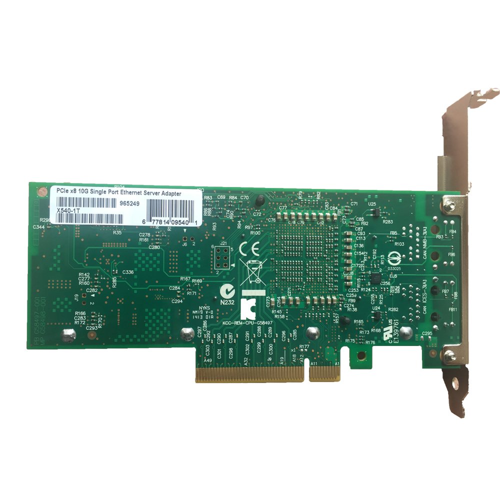 10GbE Network Adapter (NIC), Single SFP+ Port, PCI Express 2.0 X8, 82599ES Chipset Equivalent to Intel X520-DA1