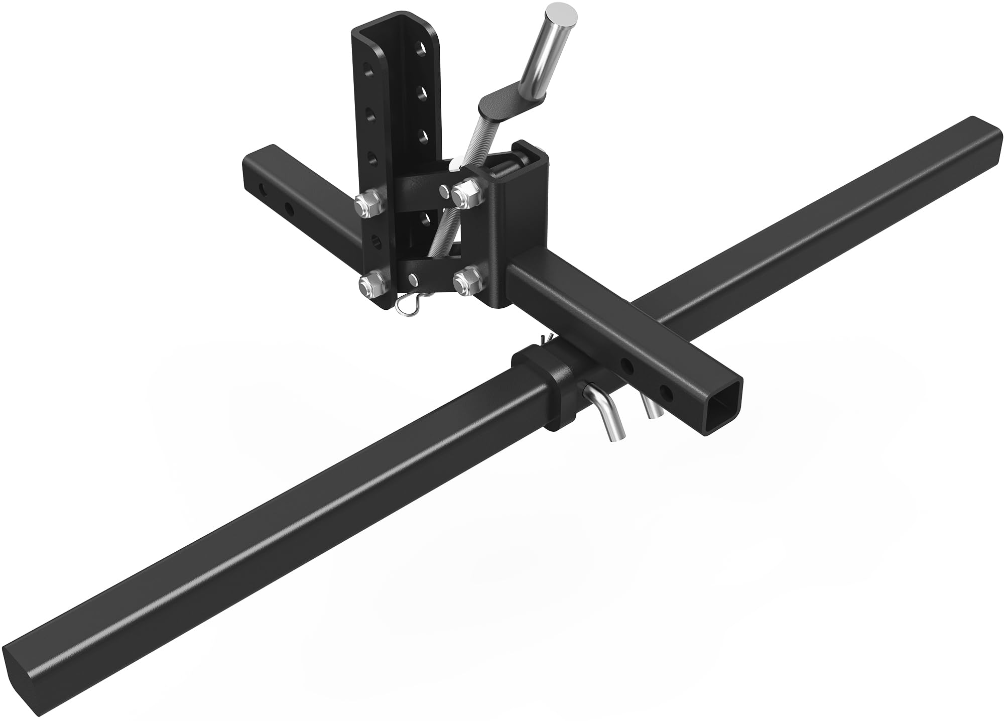 50" ATV Manual Implement Lift, 1-Point Atv Implement Lift System Fits 2 Inch Receiver