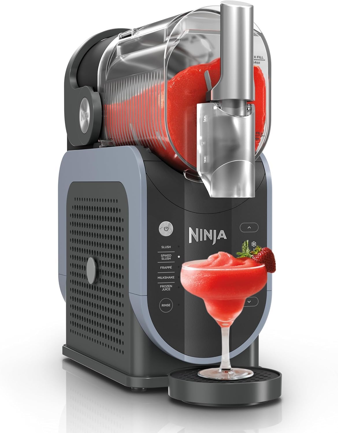 Ninja SLUSHi 88 oz. Professional Frozen Drink Maker FS301Q – No-Ice-Needed Slushie Machine with 5 Versatile Preset Programs for Smoothies, Cocktails, Milkshakes, and More