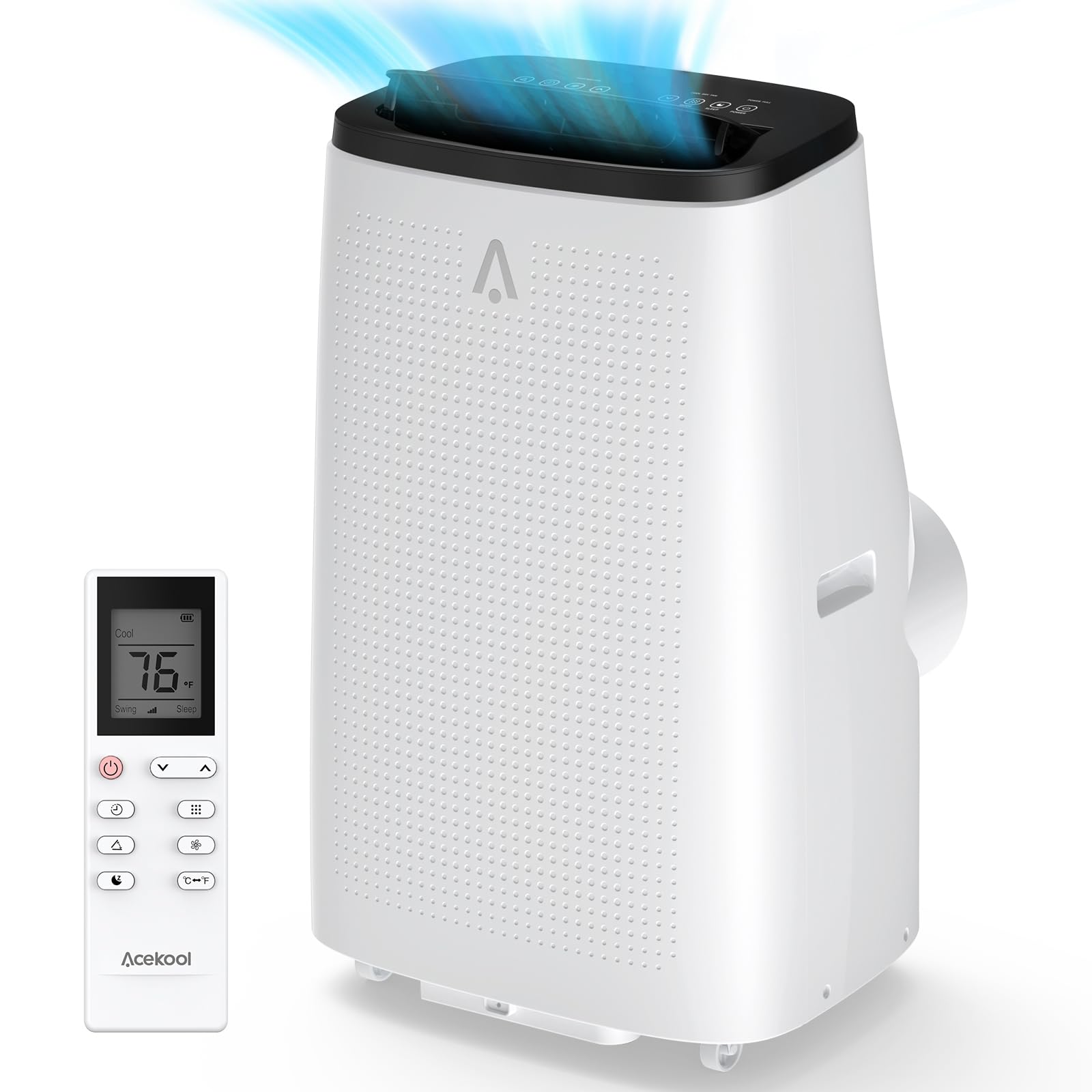 Takywep 15,000BTU Portable Air Conditioner for Room, Coolings Up to 850 Sq.Ft, 3-in-1 AC Unit with Dehumidifier and Cooling, 24-Hour Timer, Sleep Mode & Remote Control A/C Unit for Home, Office etc