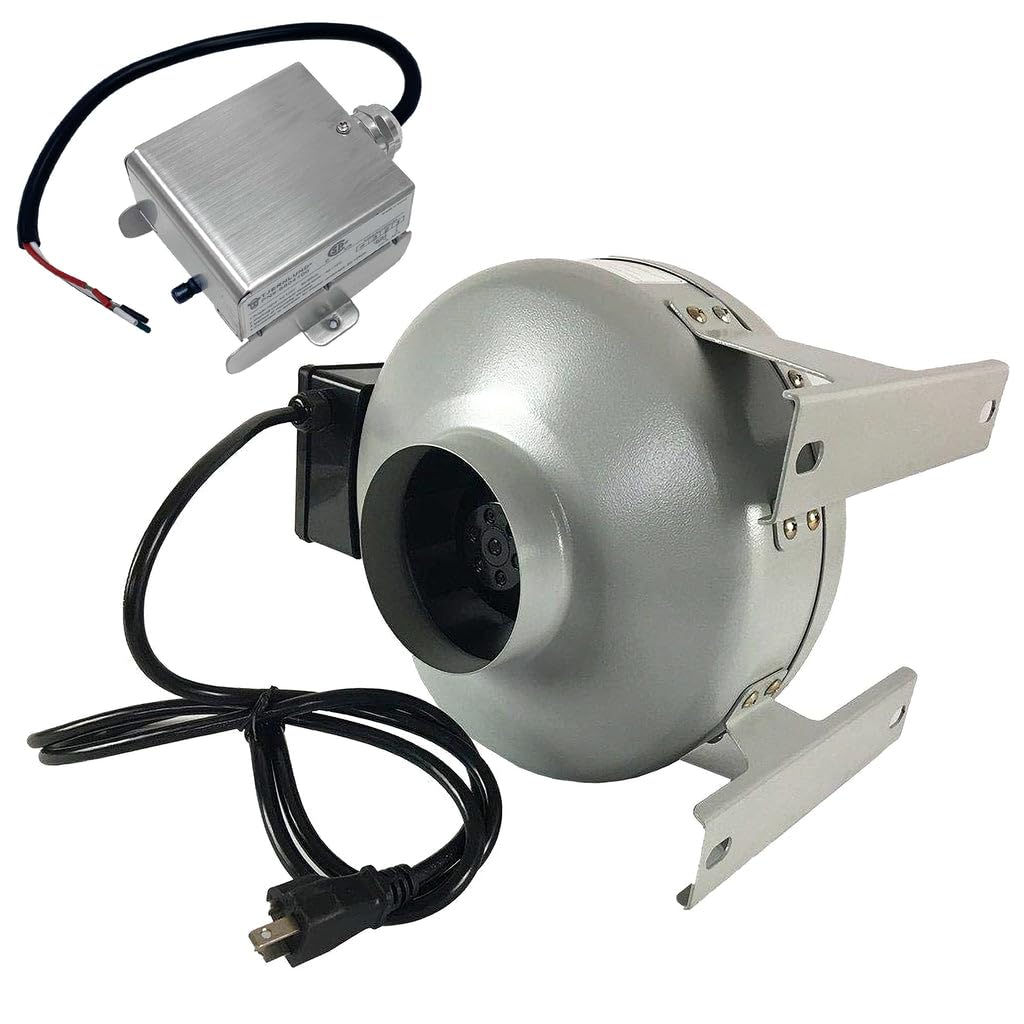 Tjernlund M-4DBT Automatic Dryer Duct Booster Exhaust Fan for Clothes Dryers