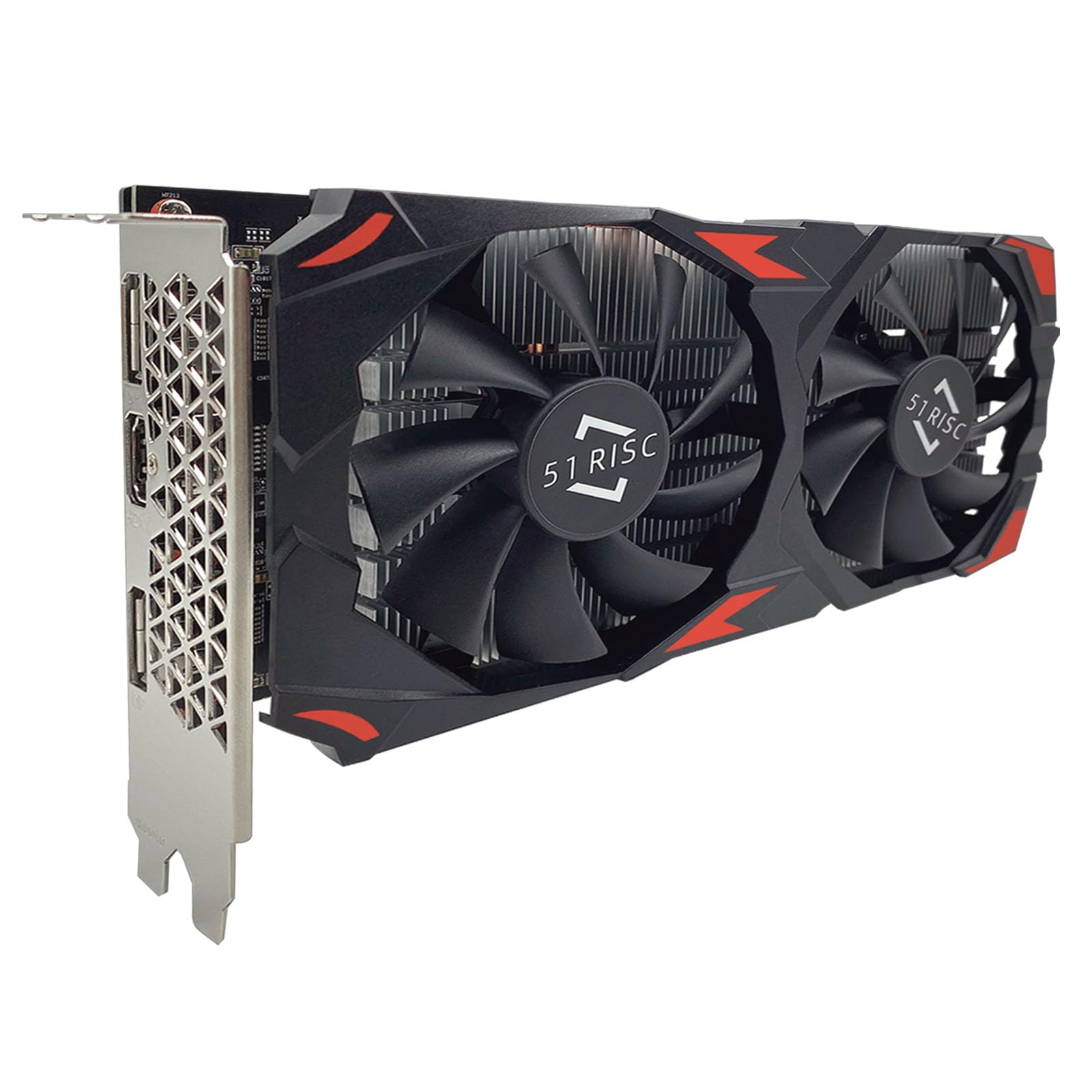 51RISC Radeon RX 580 8GB Graphics Card, GDDR5 256bit 2048SP VR Ready DisplayPort HDMI Video Card for Gaming (RX 580 8GB)