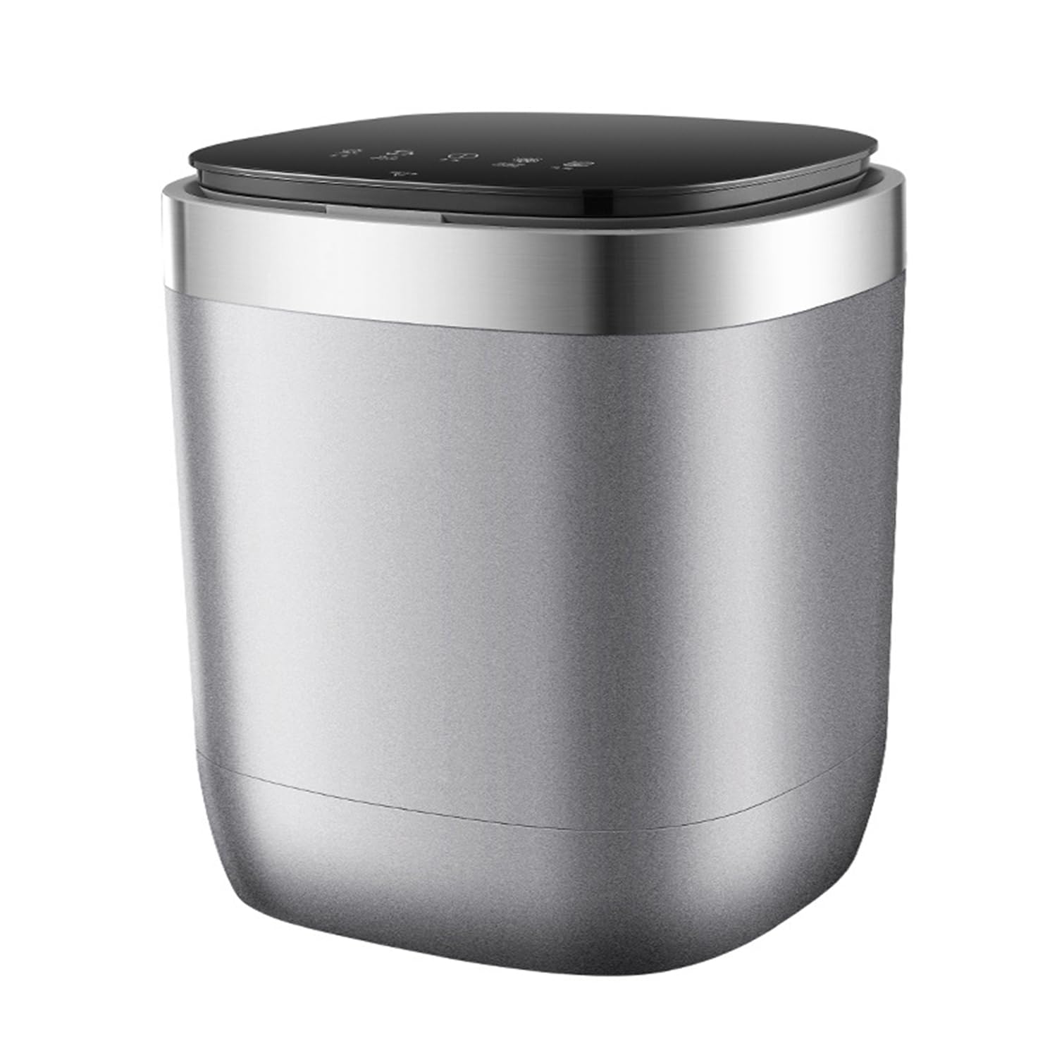 AHERO Portable Mini Washing Machine with Automatic Wash, Spin Dry, Hot Air Dry, and Ozone Deep Clean - 7L Capacity, 110V