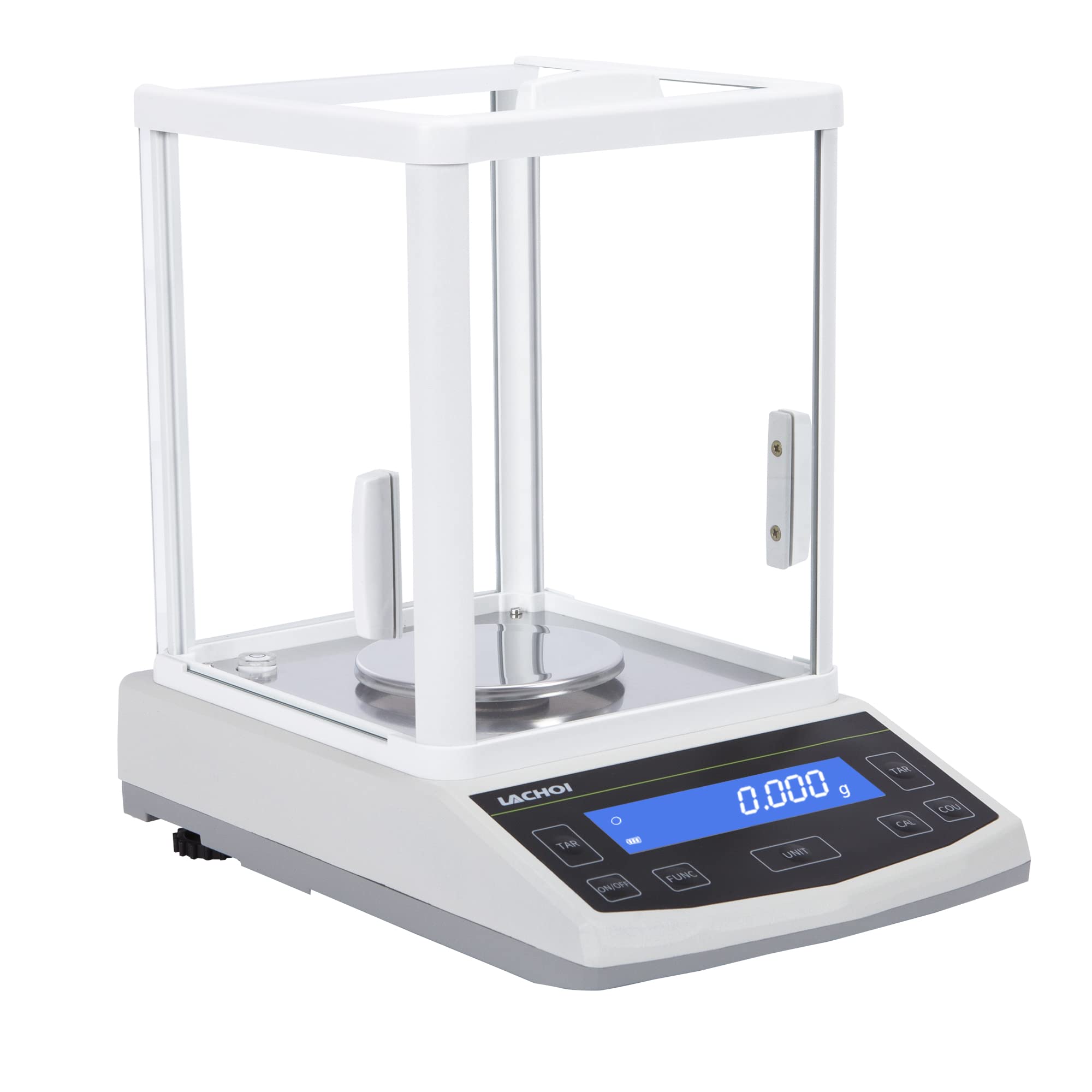 LACHOI Lab Analytical Balance 500g×0.001g Lab Scale 0.001g Accuracy Precision Scale 0.001g Digital Scale Jewelry Scale Laboratory Balance Scale（500g/0.001g