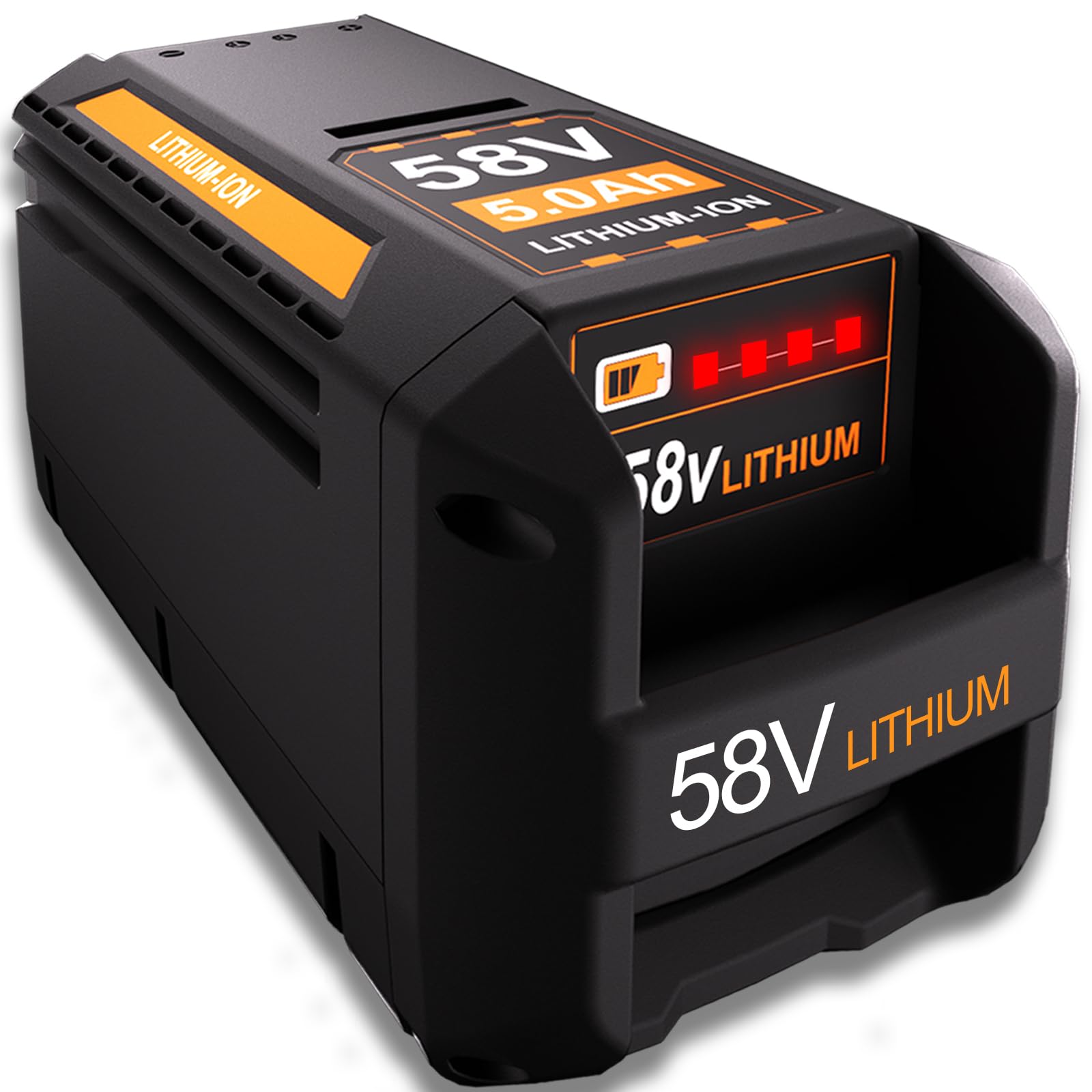 POWITEC 58V 5.0Ah Battery Replace for Echo 58V Battery ‎CBP-58V40 Compatible with Echo 58V Power Tools Lithium-ion Battery (NOT for Echo Lawn Mower)