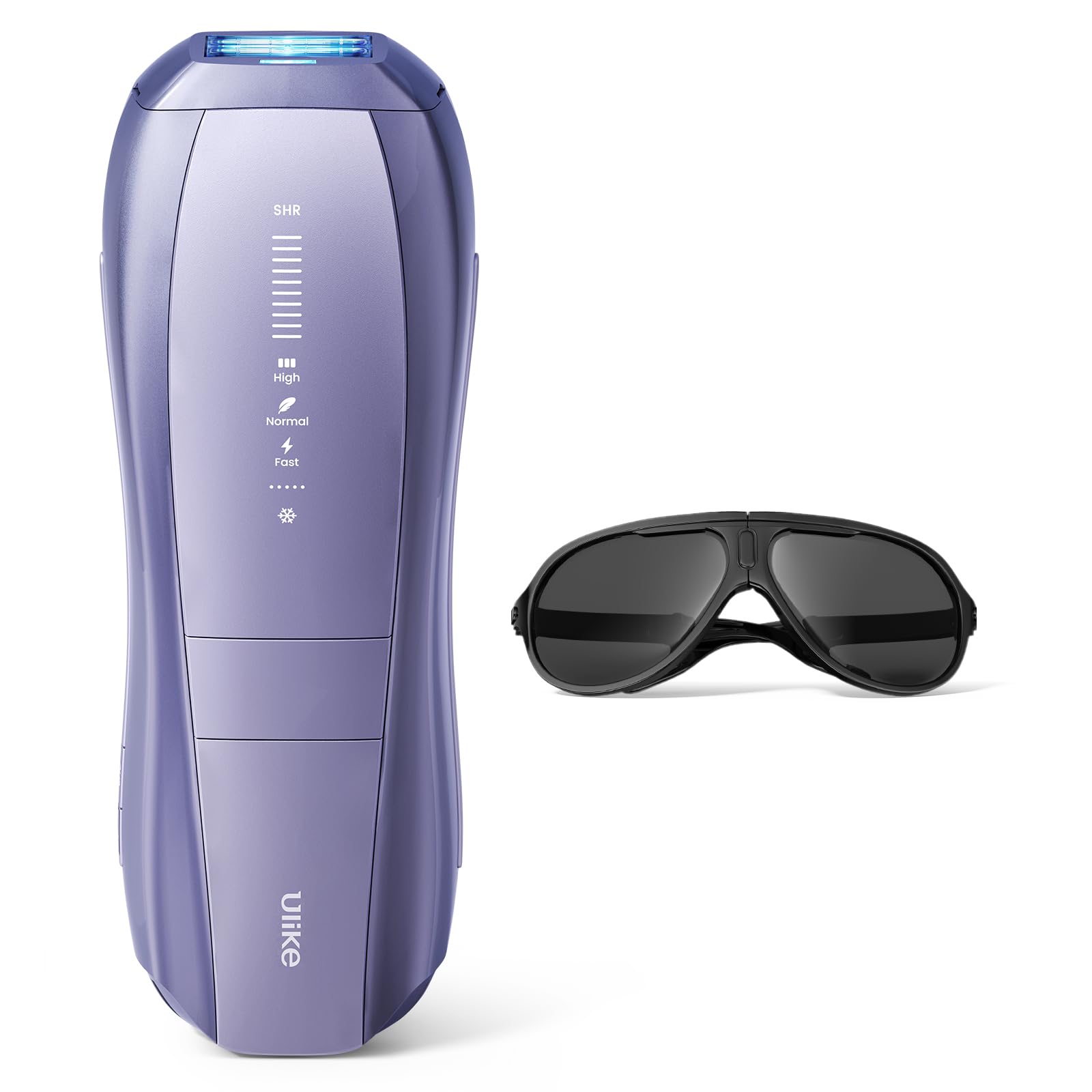 Ulike Air 10 IPL Hair Removal Device Set, Laser Hair Removal for Women and Men, Featured With Dual-Light, SkinSensor, SHR Mode*, 65°F Ice-cooling For Nearly Painless Hair Removal, Gift for Smooth Skin