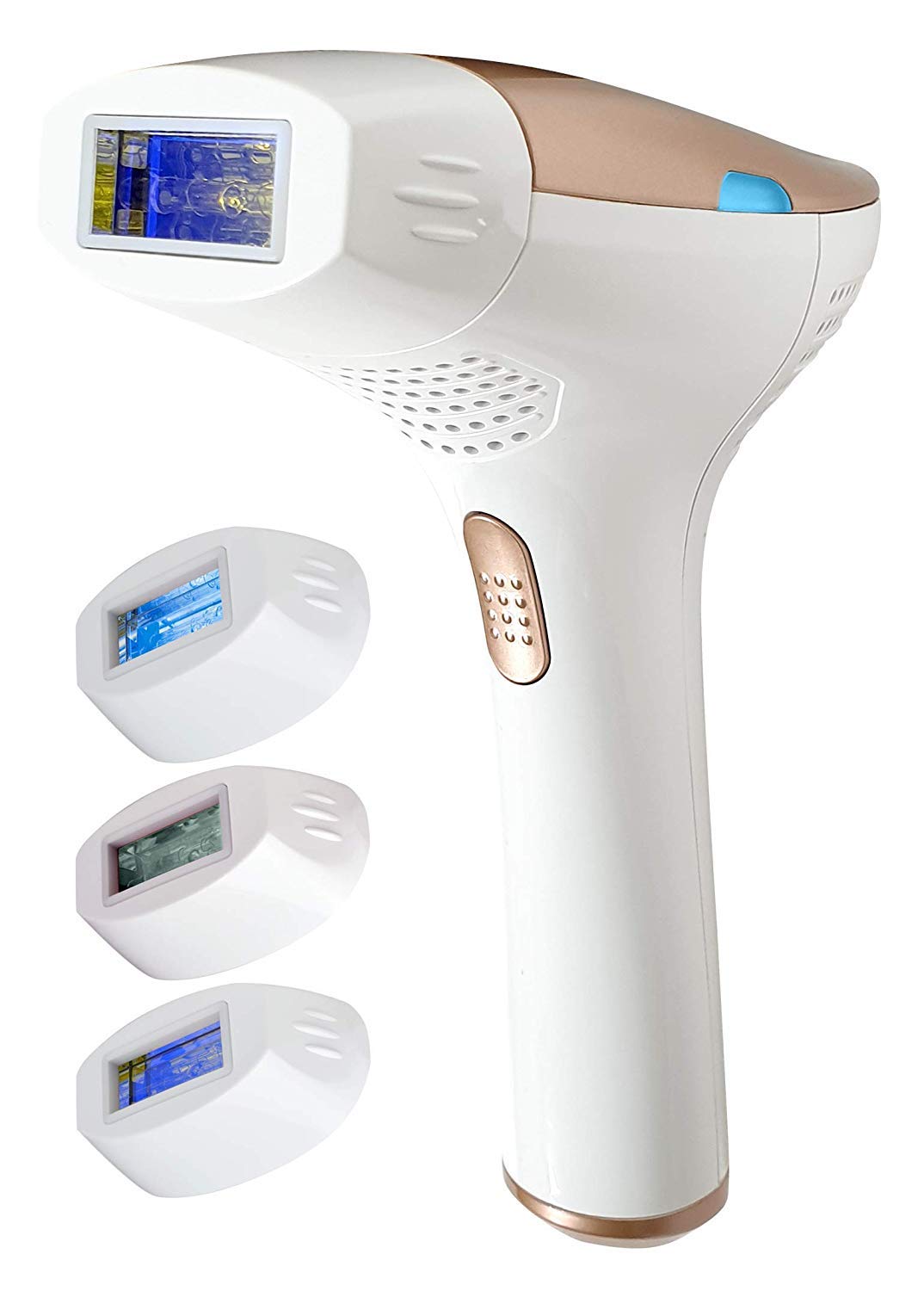 FAUSTINA 3-in-1 IPL (3 Lamps, 1,500,000 Shots) Hair Removal Device - Painless at-Home Solution - Free Pouch & Sunglasses