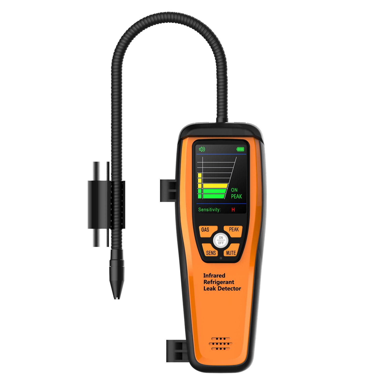 Elitech HVAC Refrigerant Leak Detector 10 Yrs Infrared Sensor Life Halogen Freon Sniffer, Air Conditioning Detection, Automotive Gas Finder, R22 R410A R134A R1234YF CFCs HCFCs HFCs, ILD-300