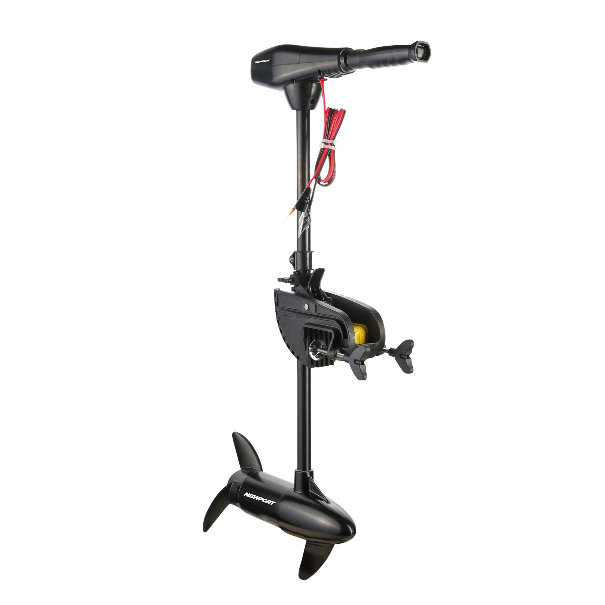 Newport NV-Series 86lb Thrust Transom Mounted Saltwater Electric Trolling Motor with LED Battery Indicator (36" Shaft)