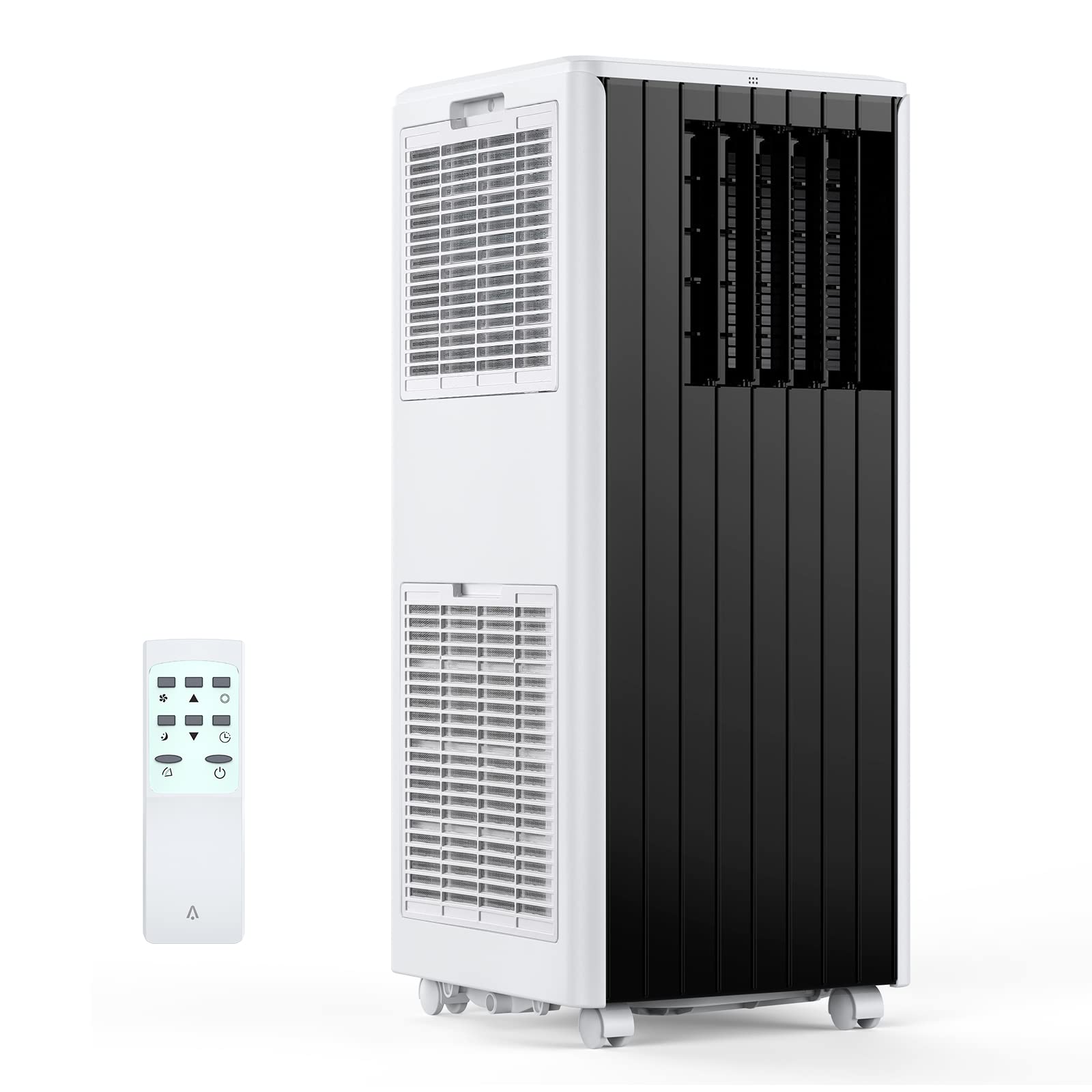 GarveeHome 8,000 BTU Portable Air Conditioner, Air Conditioners Cools Up to 350 Sq. Ft, 3-In-1 AC Unit with Cool/Fan/Dehumidifier Mode, Room Air Conditioner with Remote Control/Window Kit, Grey