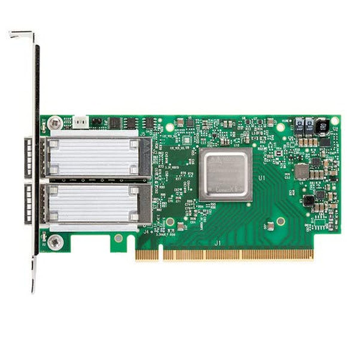 Mellanox ConnectX-5 EN Network Adapter PCI Express 4.0 x16 Low Profile Gb Ethernet 10 Gb Ethernet 40 Gb Ethernet Green/Silver (MCX516A-BDAT)