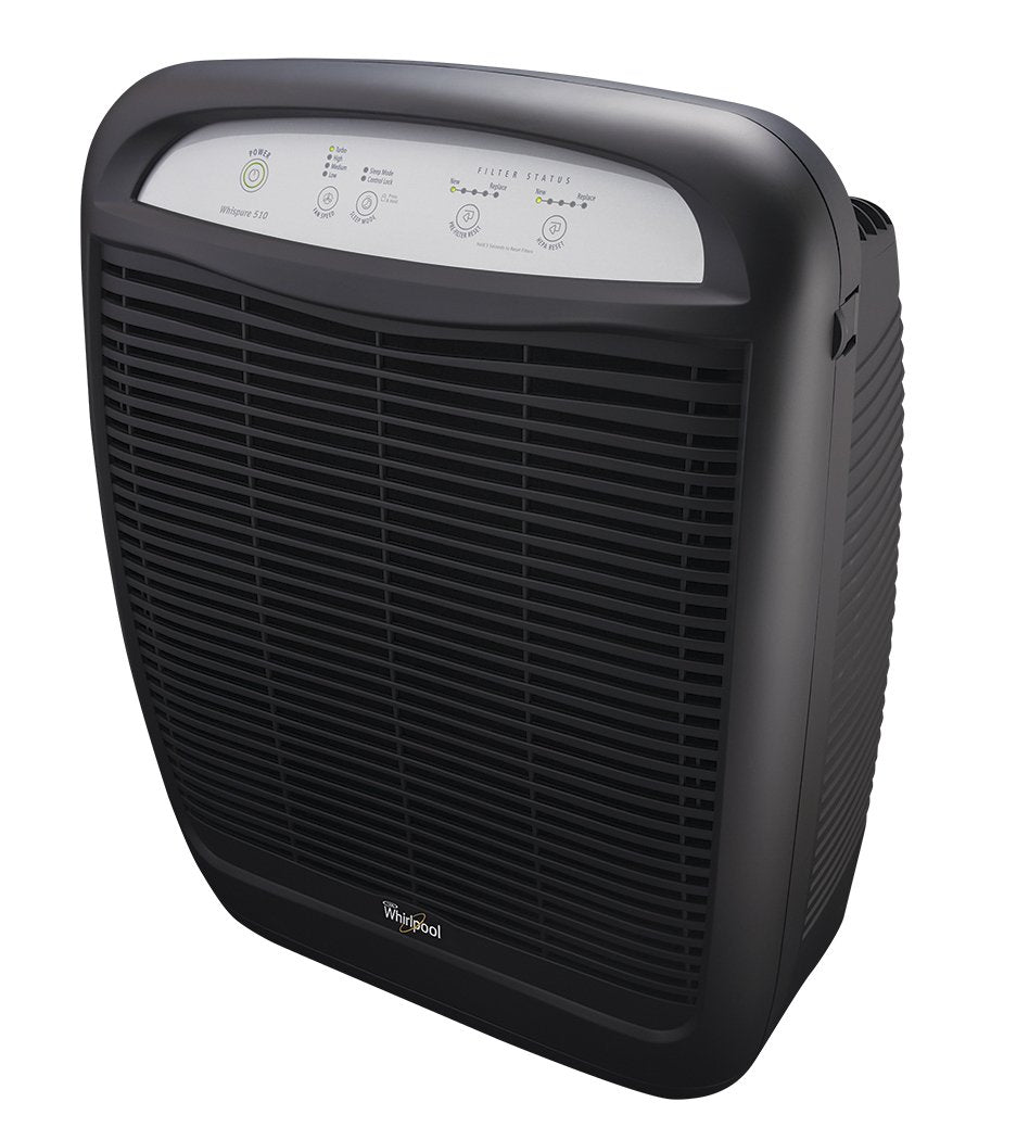 Whirlpool AP51030KB Whispure True Hepa Air Purifier, Slate Black