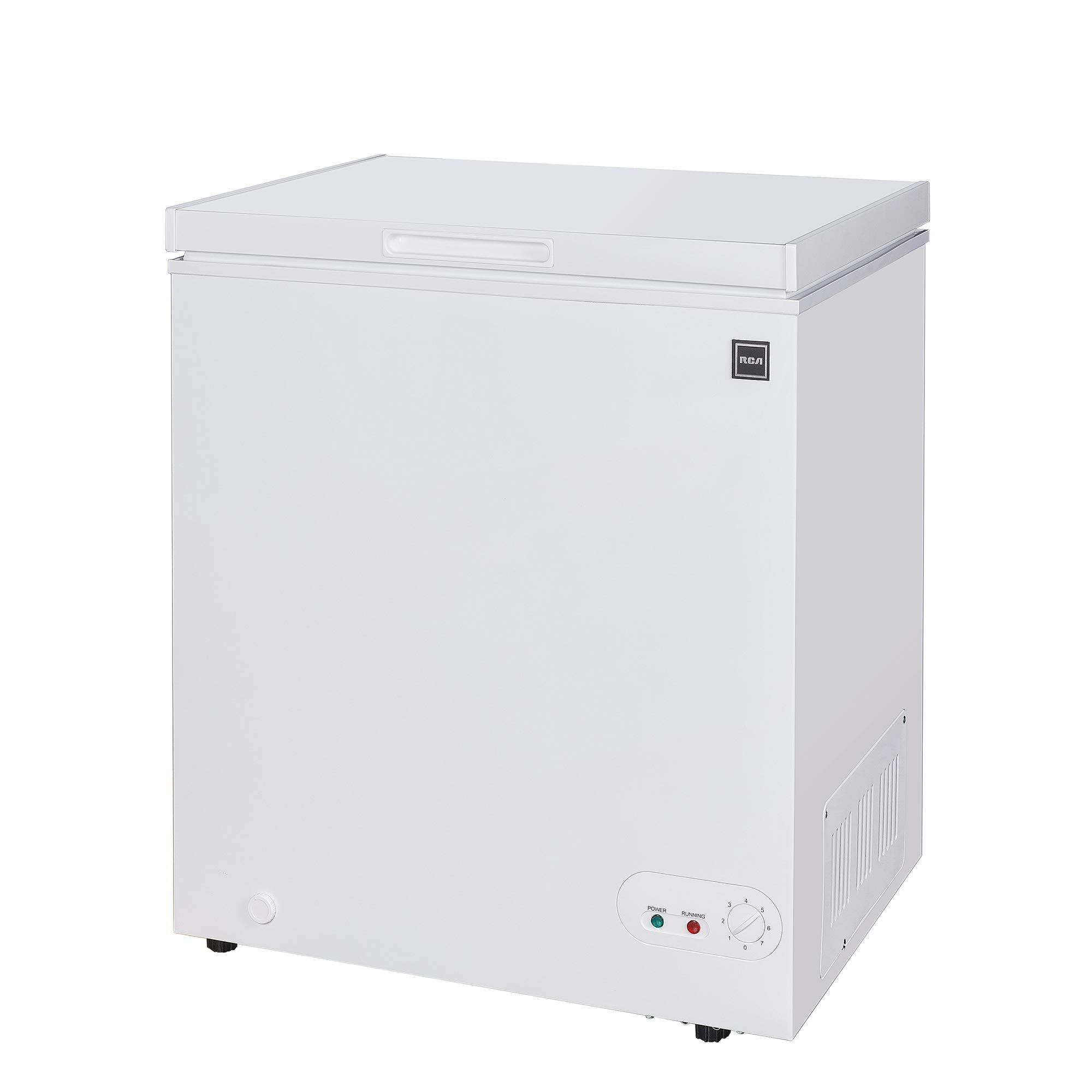 ARCTIC CHEF RCA RFRF450-AMZ, 5.1 Cubic Foot Chest, Deep Freezer Cold Storage for Food, White