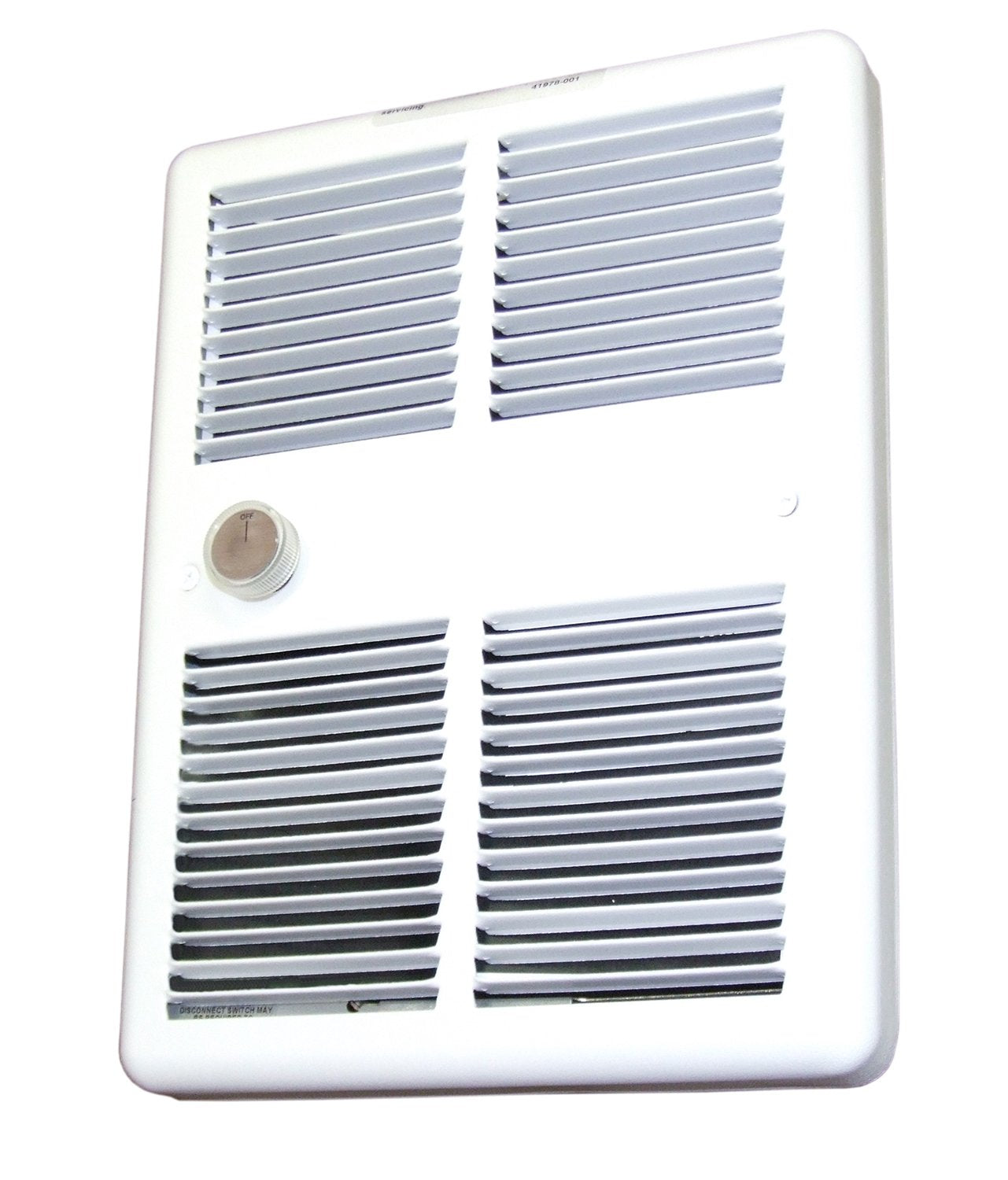 TPI E3215TRPW Series 3200 Midsized Fan Forced Wall Heater with Wall Box, Standard Model, Built-in Single Pole Thermostat, 1500 W, 12.5 Amps