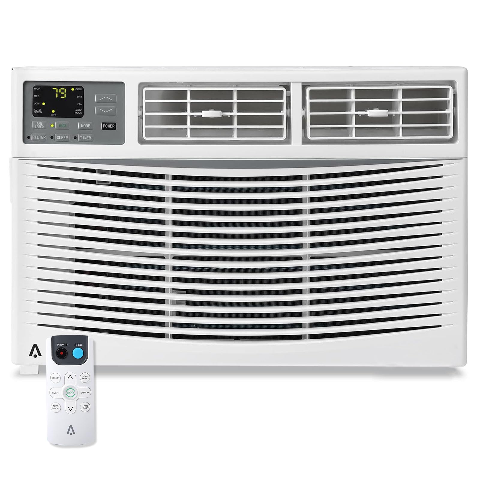 8000 BTU Window Air Conditioner， Cools Up to 350 Sq. Ft, 3 Cooling & Fan Speeds, Energy Efficient, Perfect for Bedroom, Living Room, Home Office