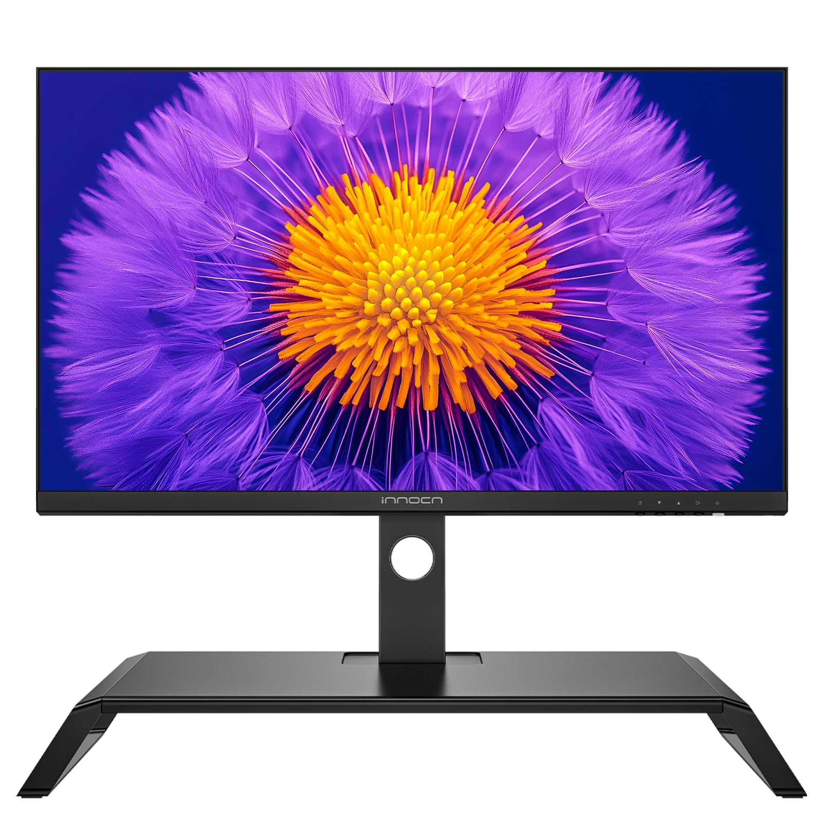 INNOCN 27 Inch 4K Monitor Computer 3840 x 2160 LCD IPS Display USB Type C DP HDMI PC Monitor, 1.07B+ Colors, Built-in Speakers, Space Saving Height Adjustable Stand, Black