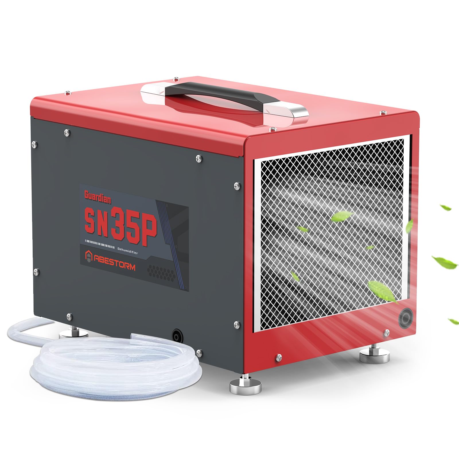 Abestorm Crawl Space Dehumidifiers with Pump and Hose, 70 PPD Energy Star Compact Portable Commercial Dehumidifier Up to 1,000 sq. ft. Auto Defrost, Memory Starting Crawlspace dehumidifiers