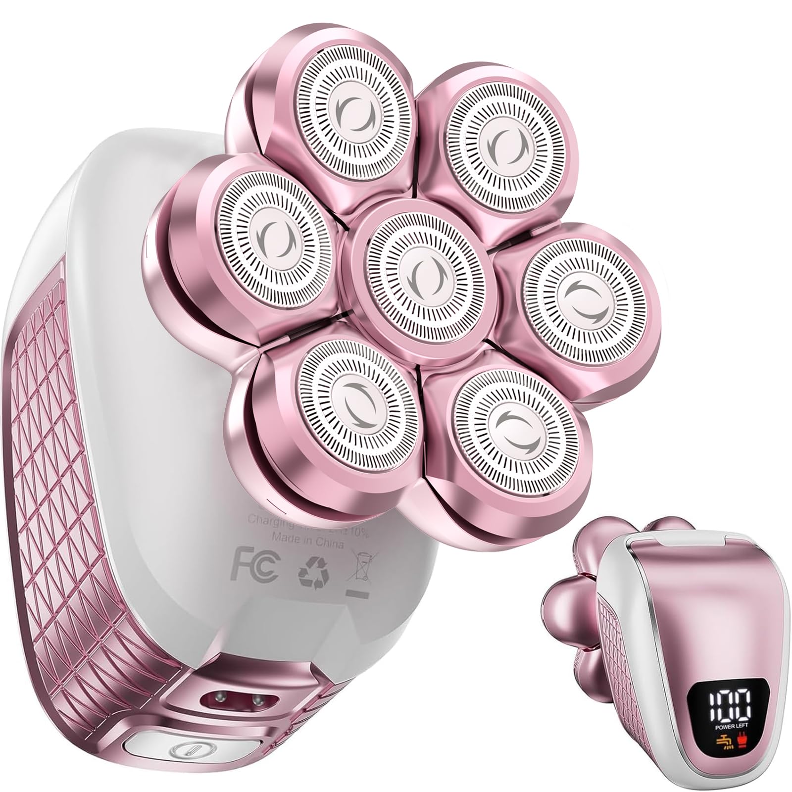 Electric Razors for Women, 5 in 1 Cordless Electric Painless Leg Shaver for Women, Hair Remover for Legs Bikini Face Lips Hairs Sensitive Skin